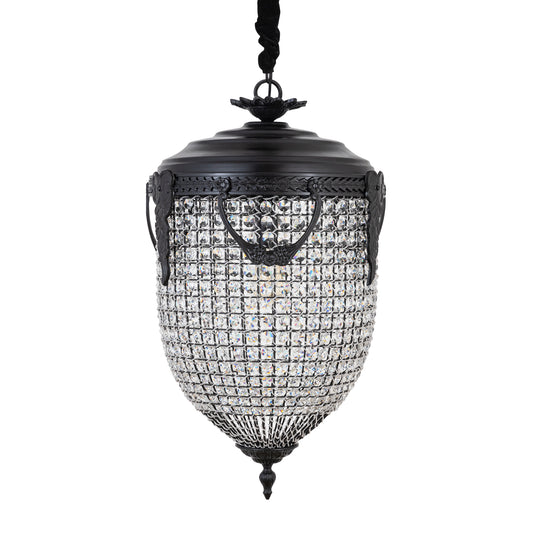 Lidde Kristal Ovale Hanglamp Klassiek L 82x46x46 cm