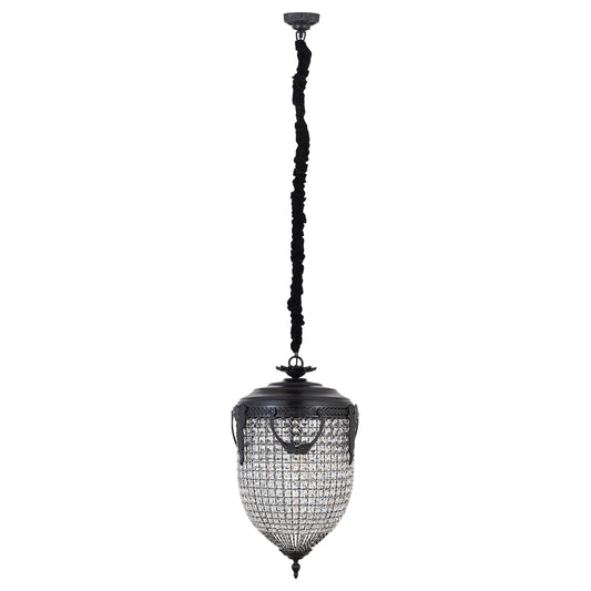 Lidde Kristal Ovale Hanglamp Klassiek L 82x46x46 cm