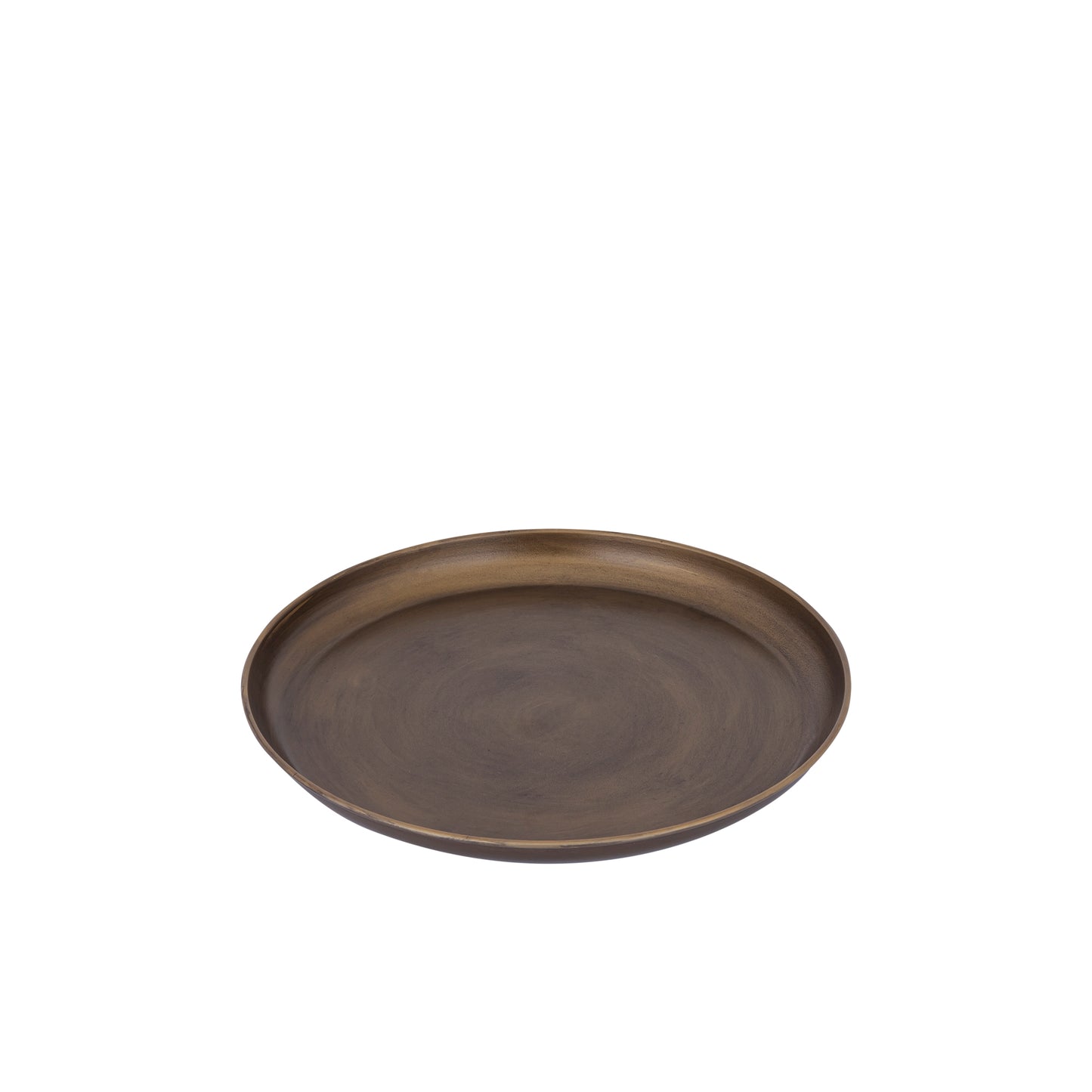Tyrae Gouden IJzeren Schaal Rond M – Set van 4 Stuks - 4 Sets 3.5x40x40 cm