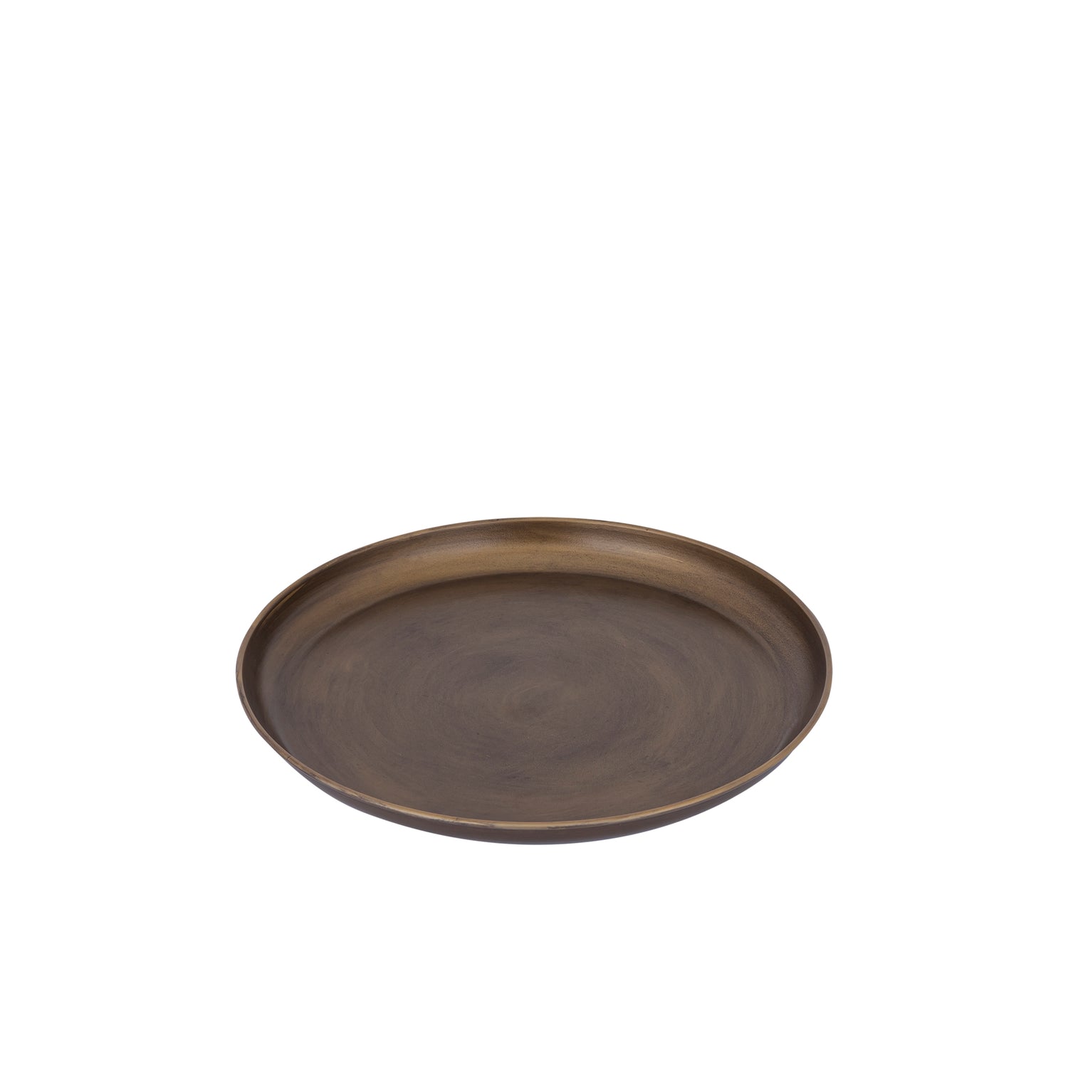 Tyrae Gouden IJzeren Schaal Rond M – Set van 4 Stuks - 4 Sets 3.5x40x40 cm