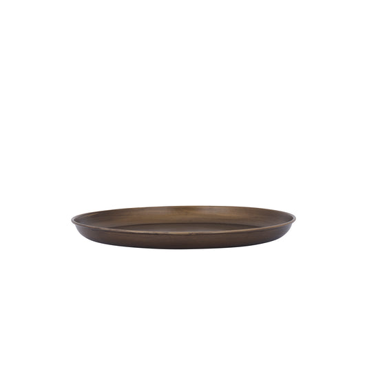 Tyrae Gouden IJzeren Schaal Rond M – Set van 4 Stuks - 4 Sets 3.5x40x40 cm