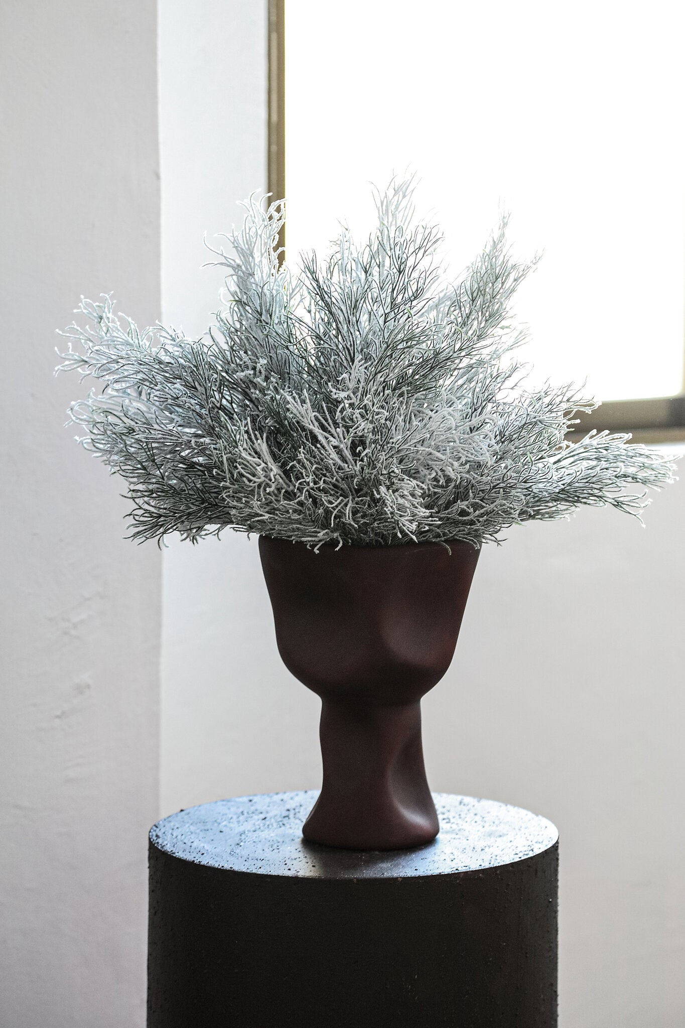 Twig Plant Groen Sneeuwgras Struik Set Van 6 Stuks 49x40x31 cm