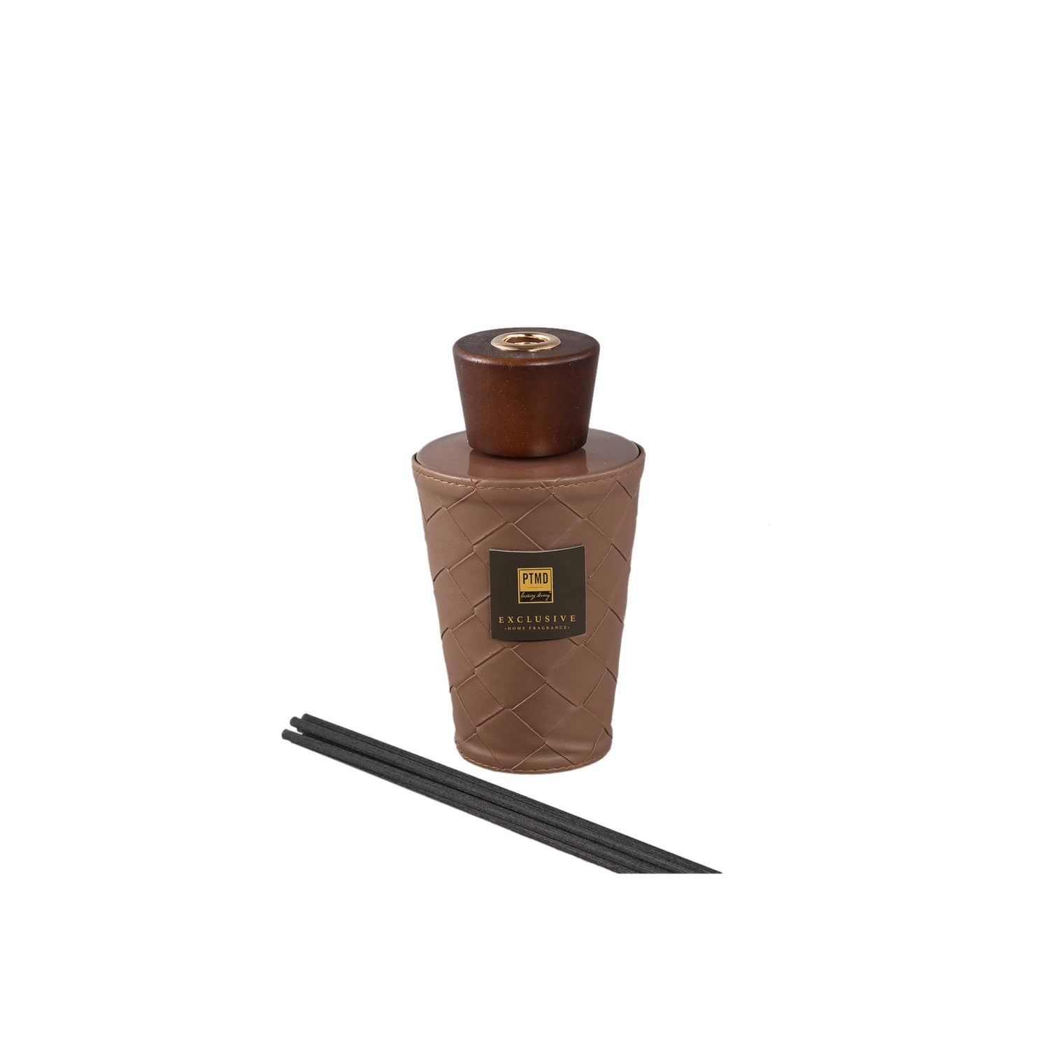 PTMD Exclusive Eiken Blackcurrant Geurstokjes Set van 2 Stuks 300ml - 2 Sets 35.5x10x10 cm