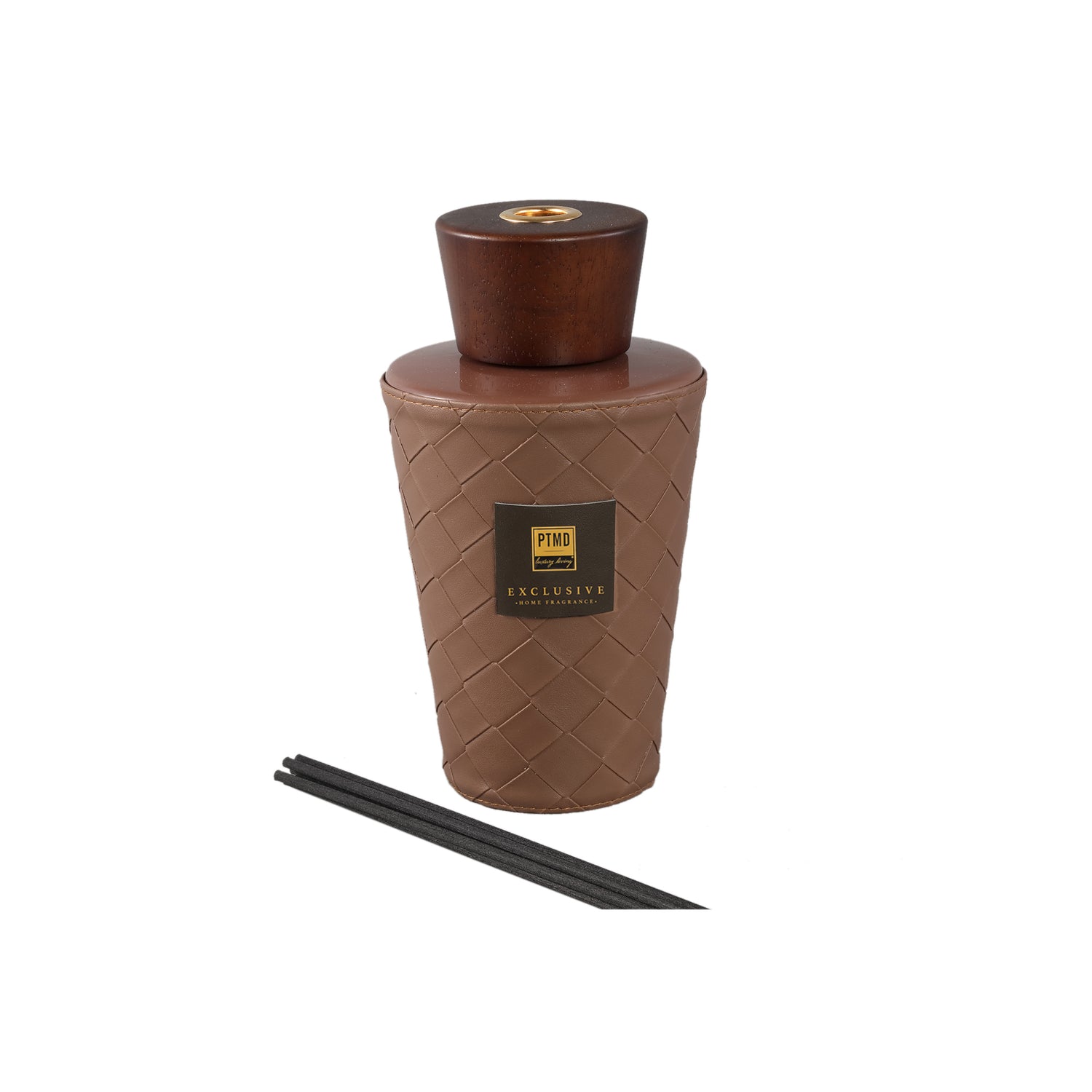 PTMD Exclusive Eiken Braambes Geurstokjes Set van 2 Stuks 1L - 2 Sets 51x13x13 cm