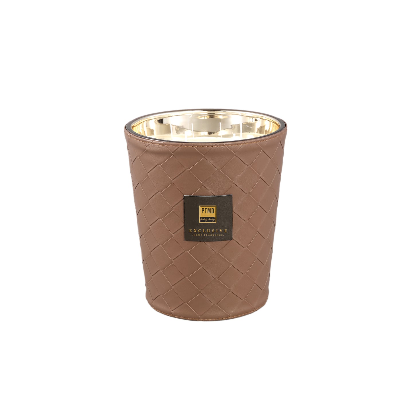 PTMD Exclusive Eiken Zwarte Bes Geurkaars Set van 2 Stuks 1,4kg - 2 Sets 19x16x16 cm