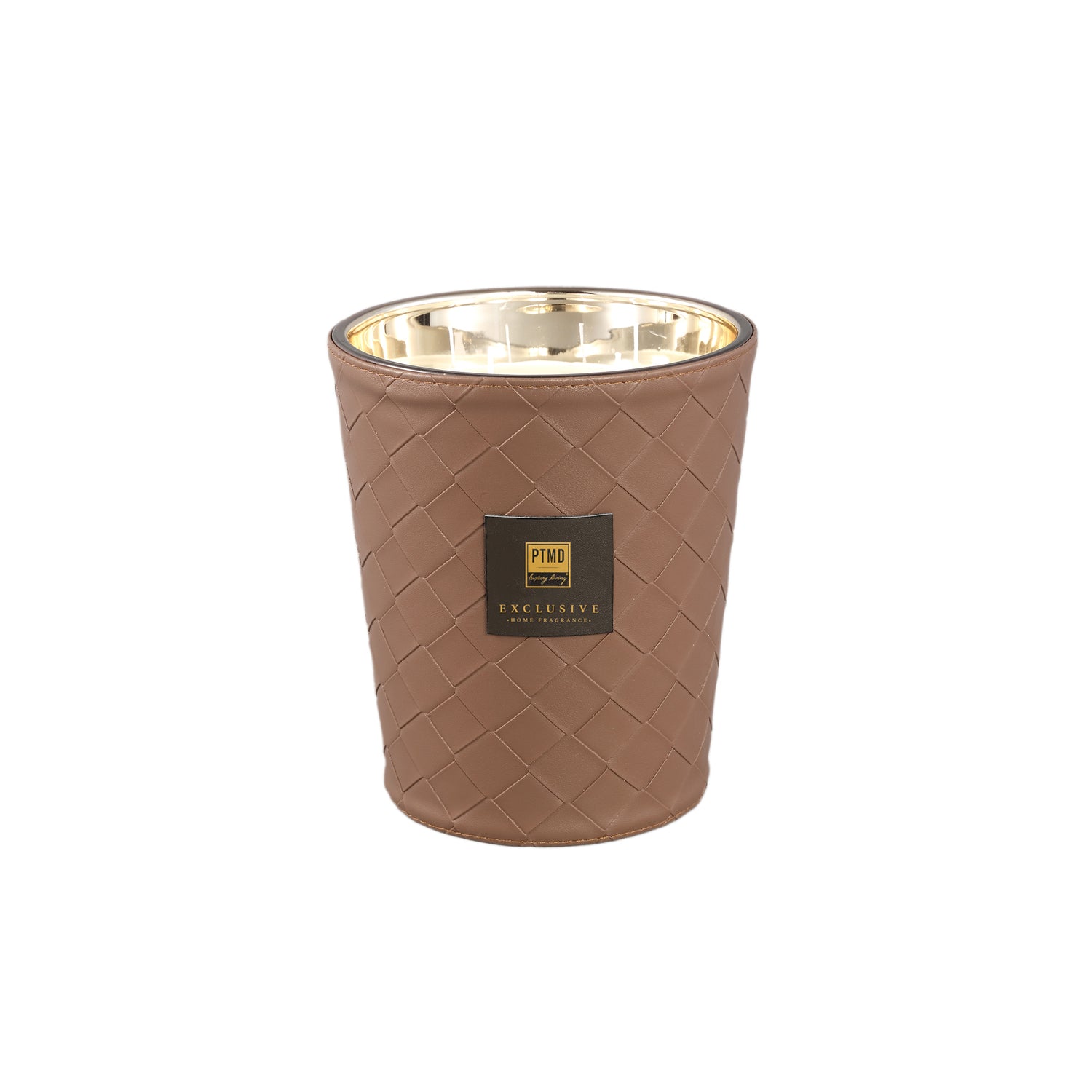 PTMD Exclusive Eiken Zwarte Bes Geurkaars Set van 2 Stuks 1,4kg - 2 Sets 19x16x16 cm