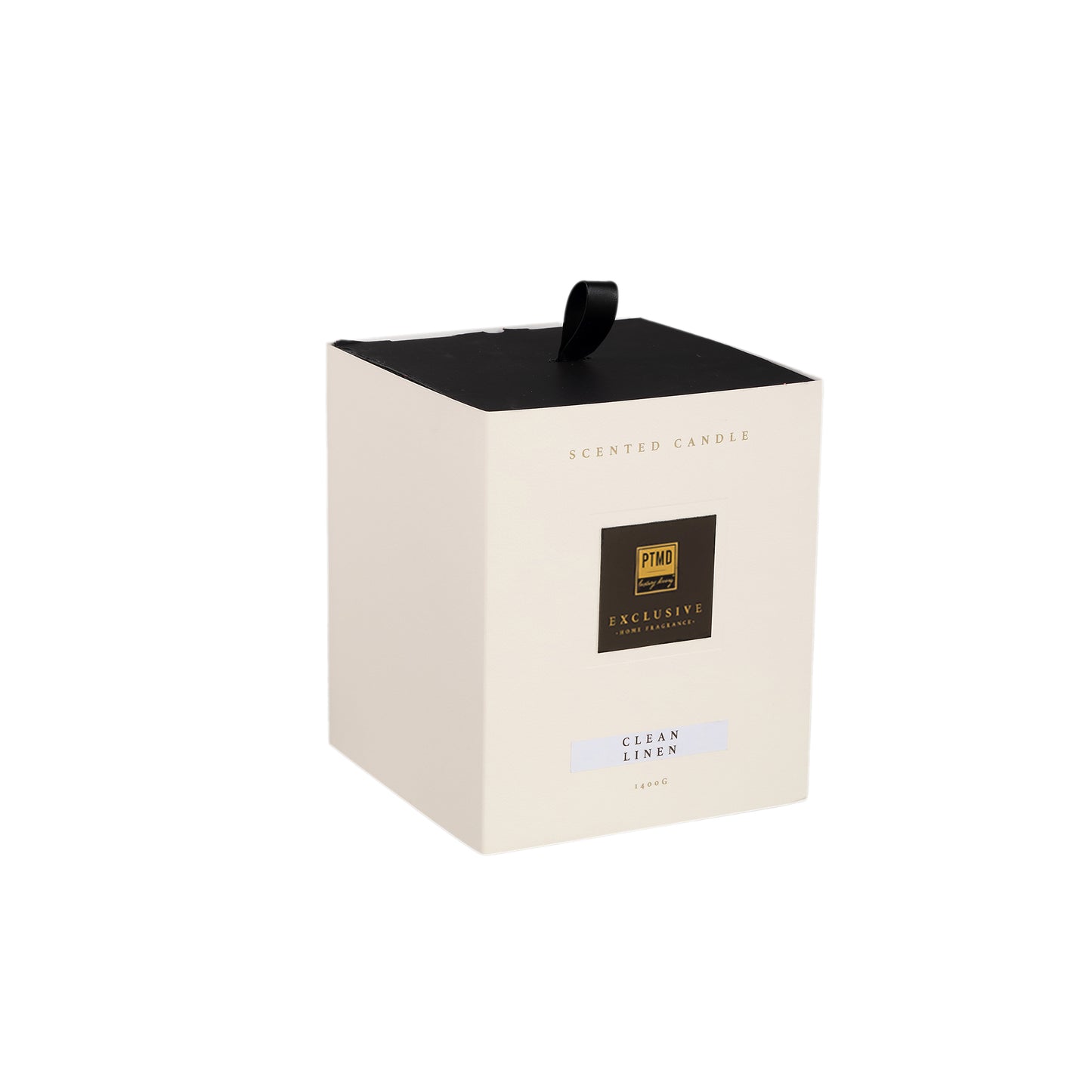 PTMD Exclusive Clean Linen Geurkaars Set van 2 Stuks 1,4kg - 2 Sets 19x16x16 cm