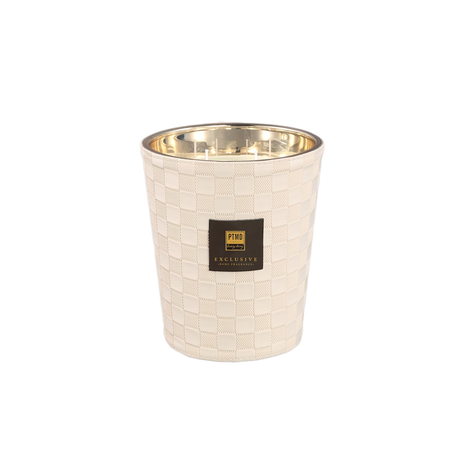 PTMD Exclusive Clean Linen Geurkaars Set van 2 Stuks 1,4kg - 2 Sets 19x16x16 cm