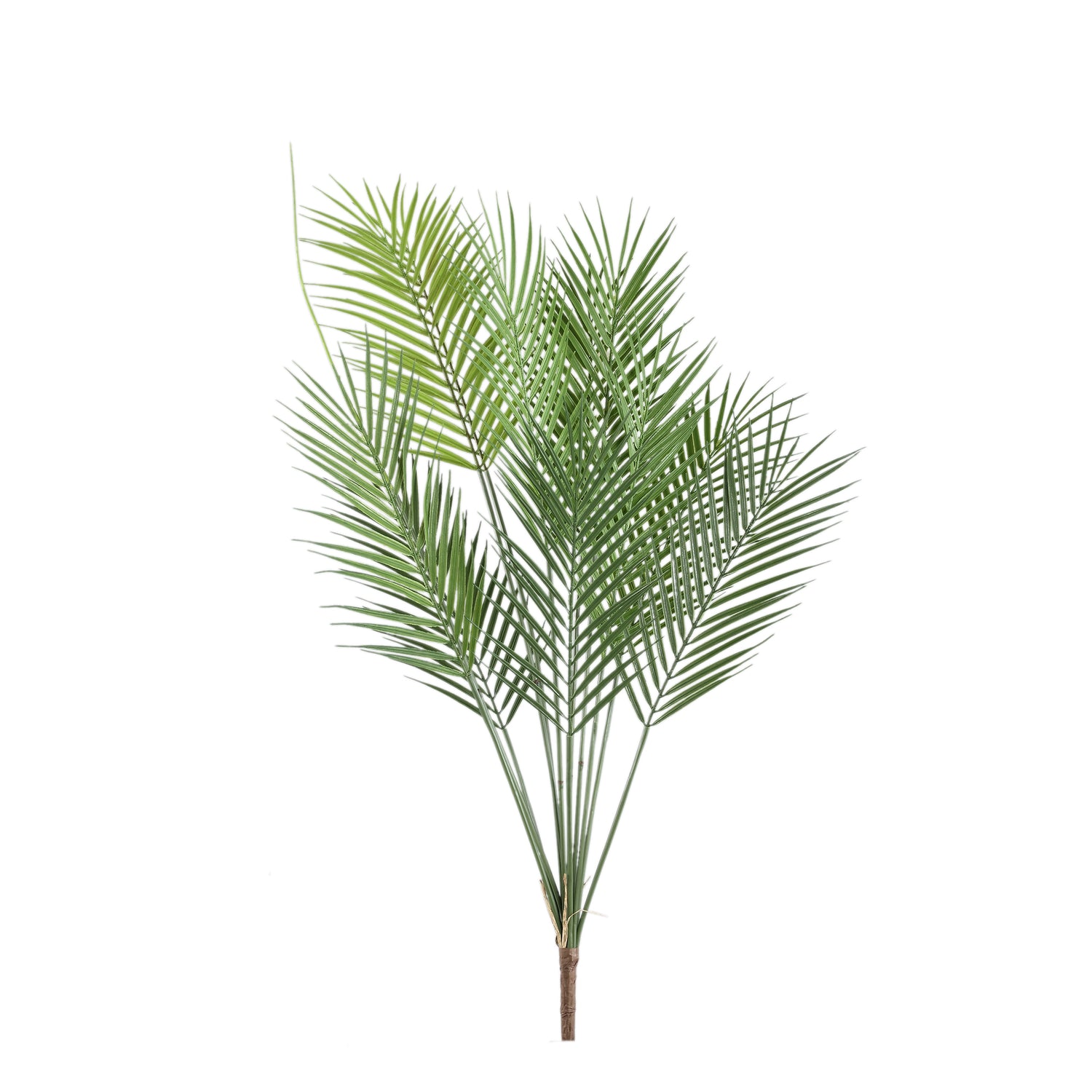 Leaves Plant Groen Palmbladeren Struik Middel - Set van 12 3x95x5 cm