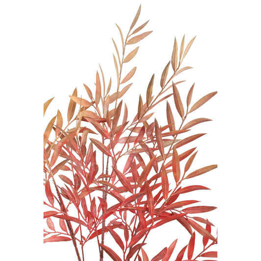 Leaves Plant Groen Oranje Mirt Struik, Set van 12 Stuks - 12 Sets 2x107x8 cm