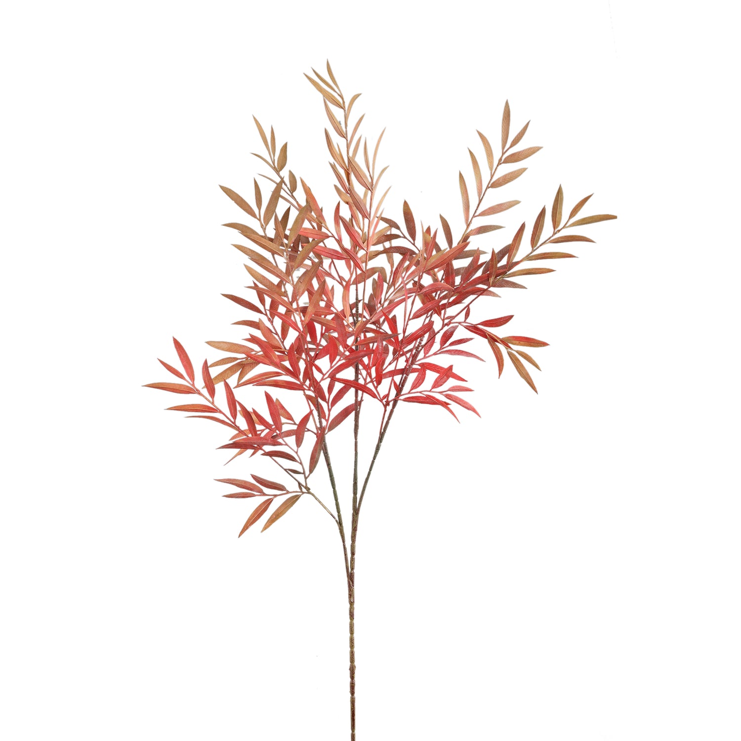 Leaves Plant Groen Oranje Mirt Struik, Set van 12 Stuks - 12 Sets 2x107x8 cm