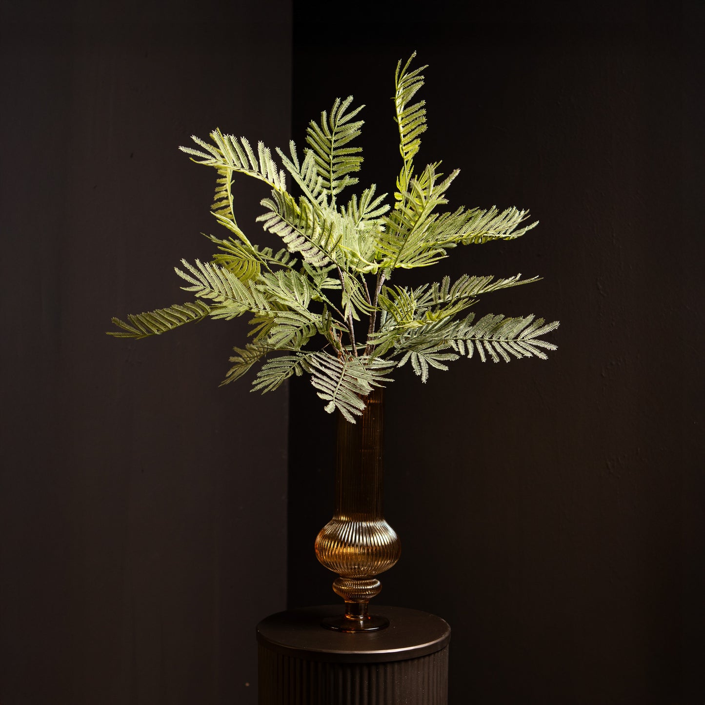 Mos Groene Varen Plant Struik Groot - Leaves Plant Serie - Set van 12 Stuks 5x70x10 cm