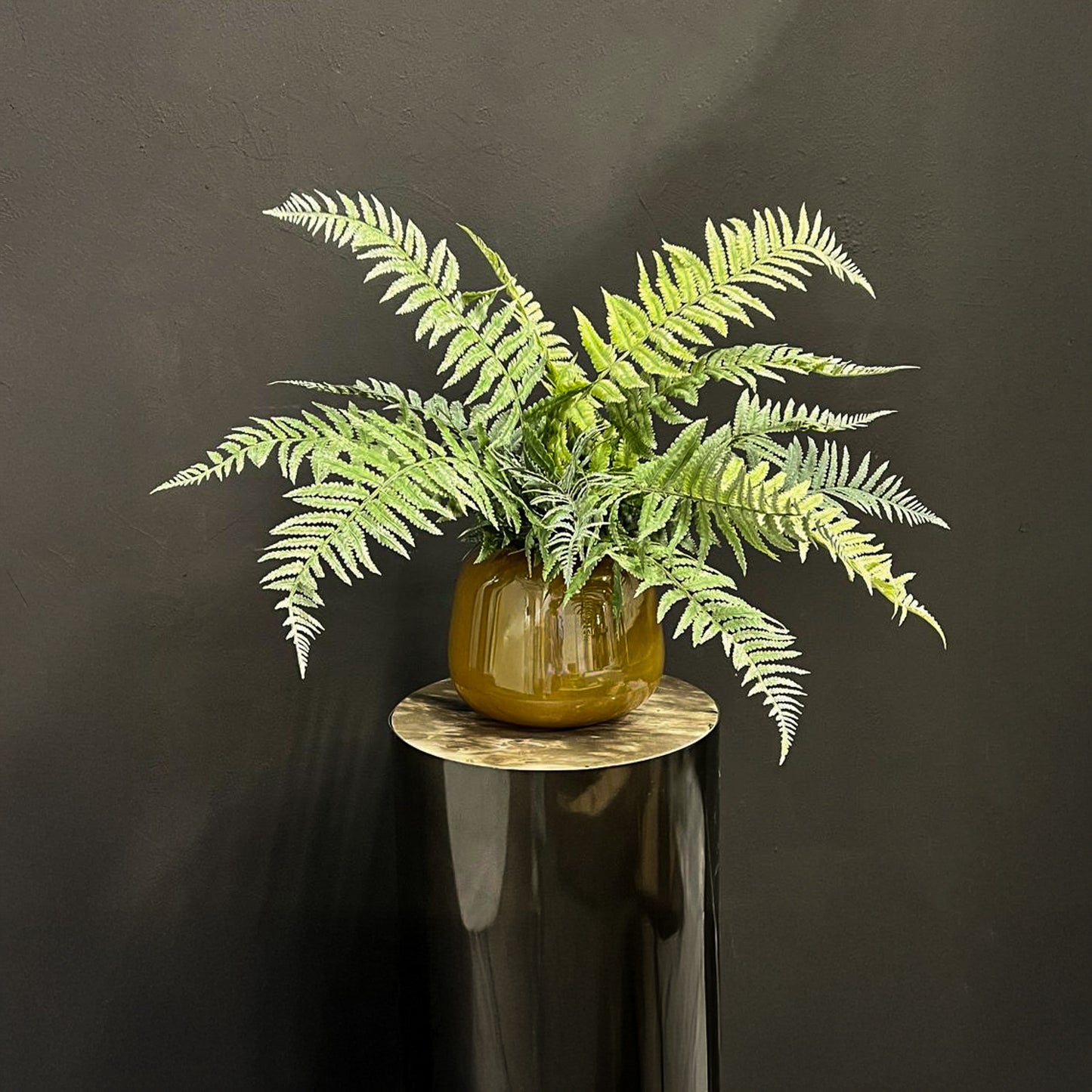 Mos Groen Varen Plant Leaves Plant Klein - Set van 12 8x70x10 cm
