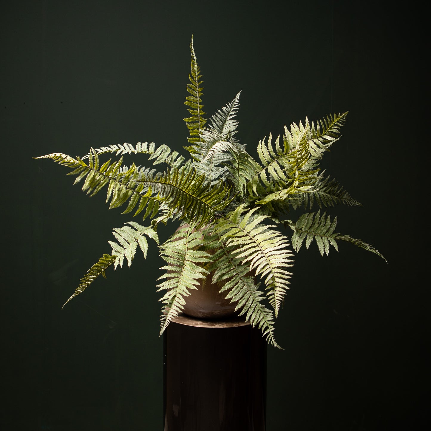 Mos Groen Varen Struik Groot L - Leaves Plant Serie - Set van 6 10x78x15 cm