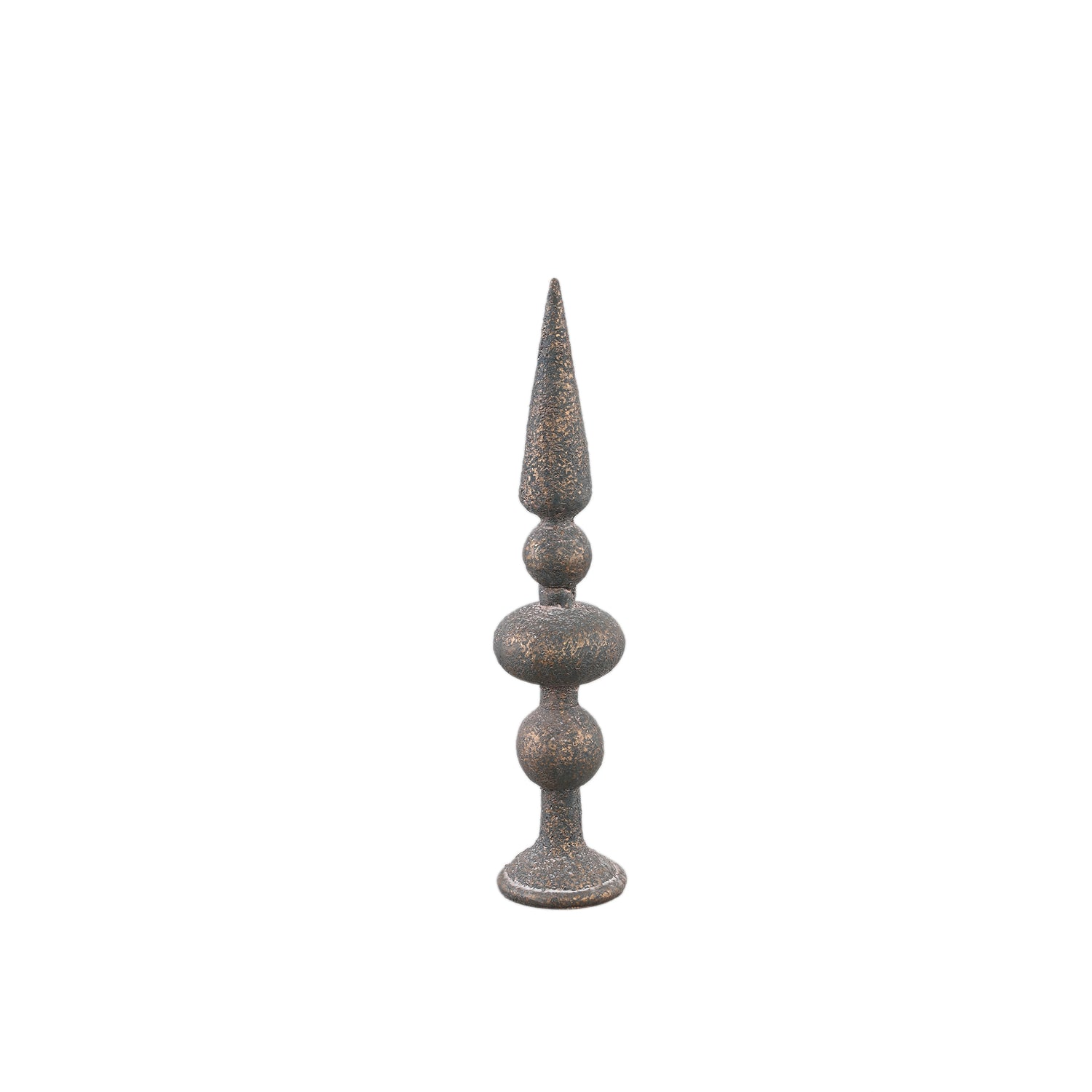 Elison Zwart Cement Ornament Beeld Set van 4 Stuks - 4 Sets 33x7x7 cm
