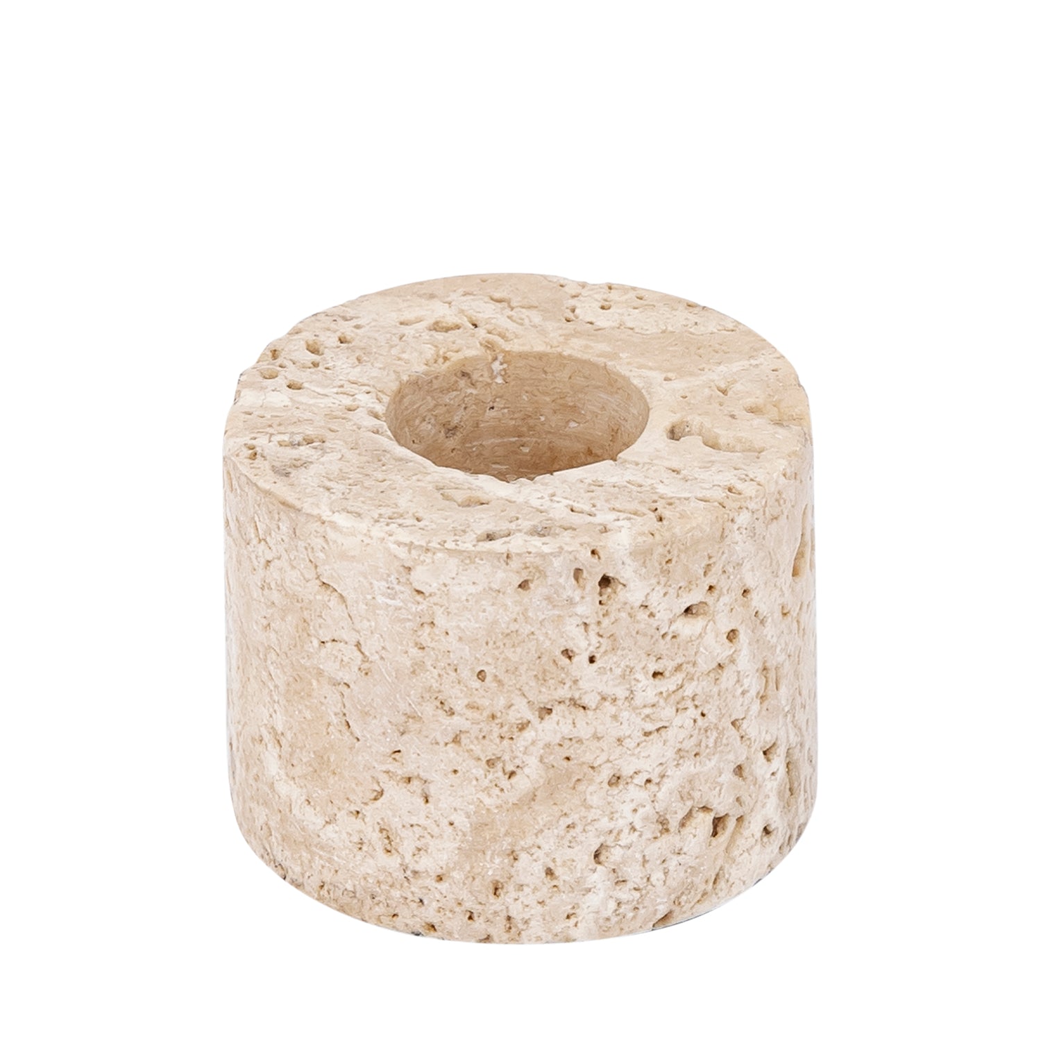 Jaqueleen Beige Travertine Eettafel Kandelaar L Set van 8 Stuks - 8 Sets 5x5x5 cm