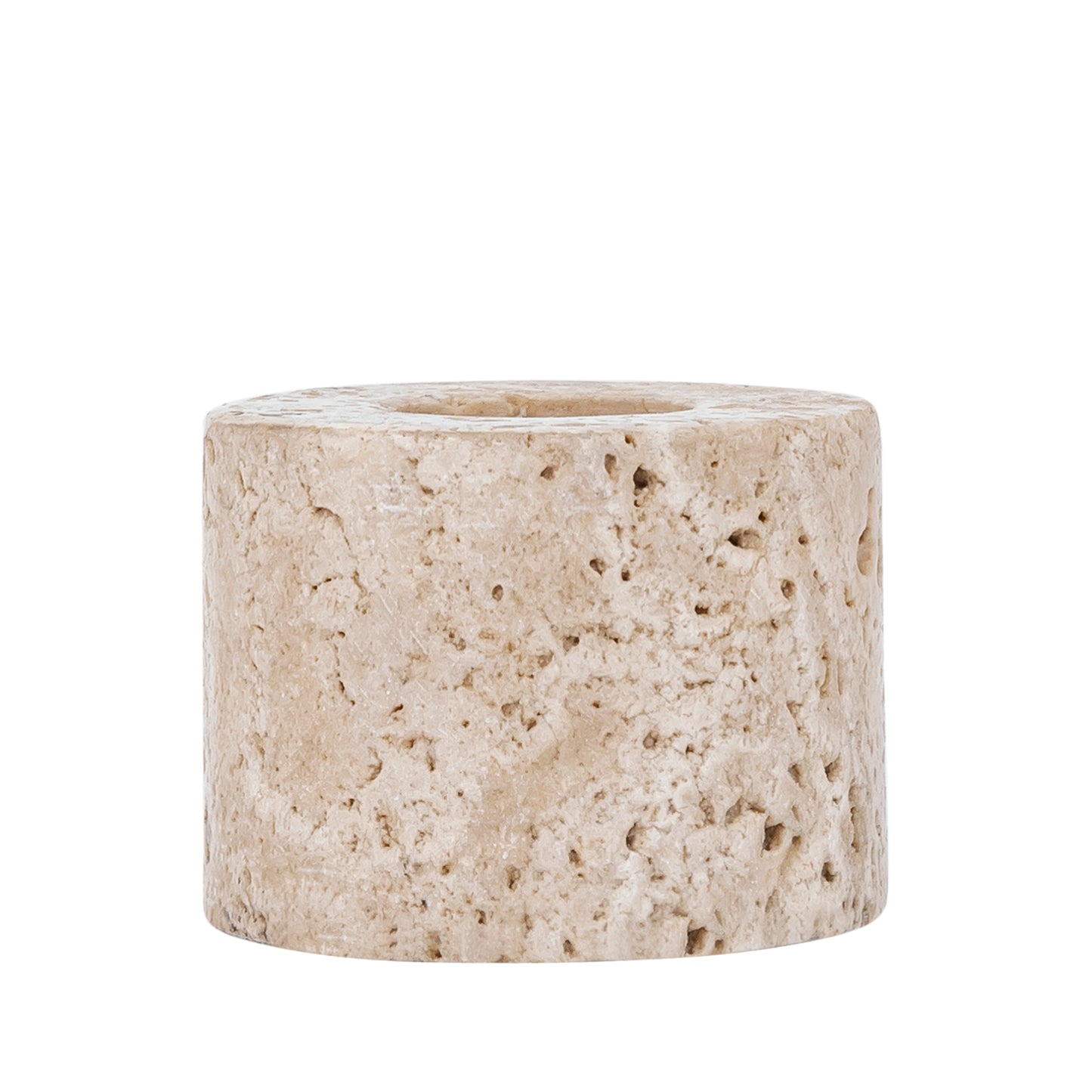 Jaqueleen Beige Travertine Eettafel Kandelaar L Set van 8 Stuks - 8 Sets 5x5x5 cm