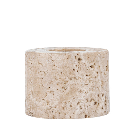 Jaqueleen Beige Travertine Eettafel Kandelaar L Set van 8 Stuks - 8 Sets 5x5x5 cm