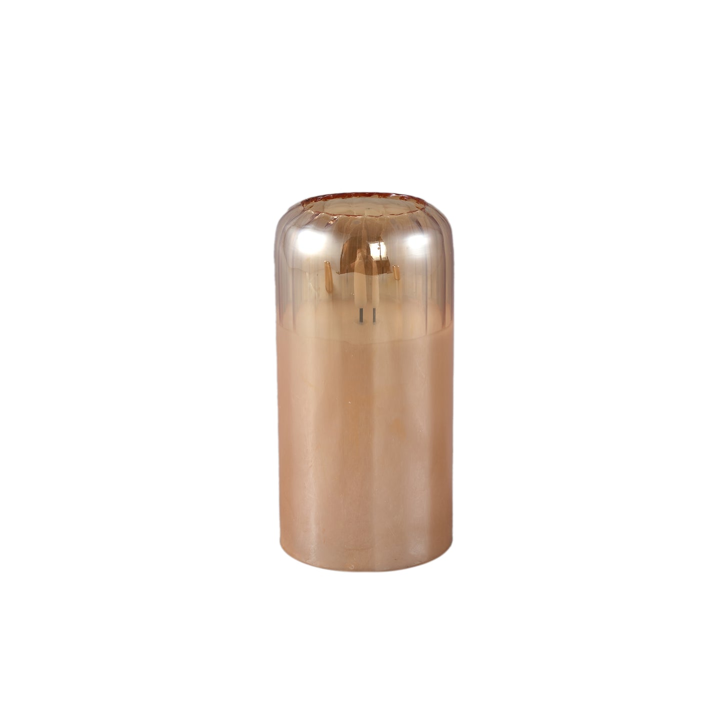 Glass Led Amber Glas Kaars L - Set van 12 Stuks - 12 Sets 15x7.5x7.5 cm