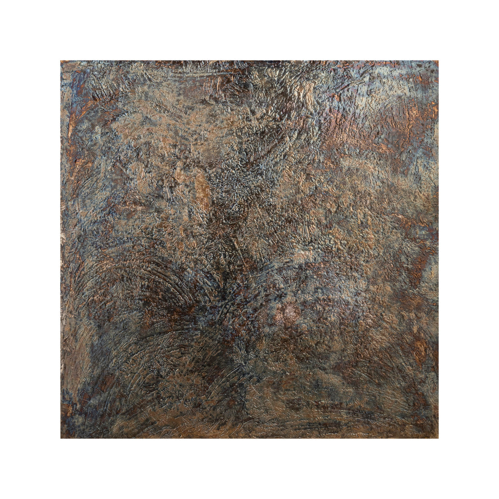 Sukhmia Gunmetal MDF Wandpaneel Glanzend Vierkant L 120x120x3.5 cm