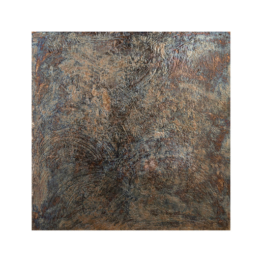 Sukhmia Gunmetal MDF Wandpaneel Glanzend Vierkant L 120x120x3.5 cm