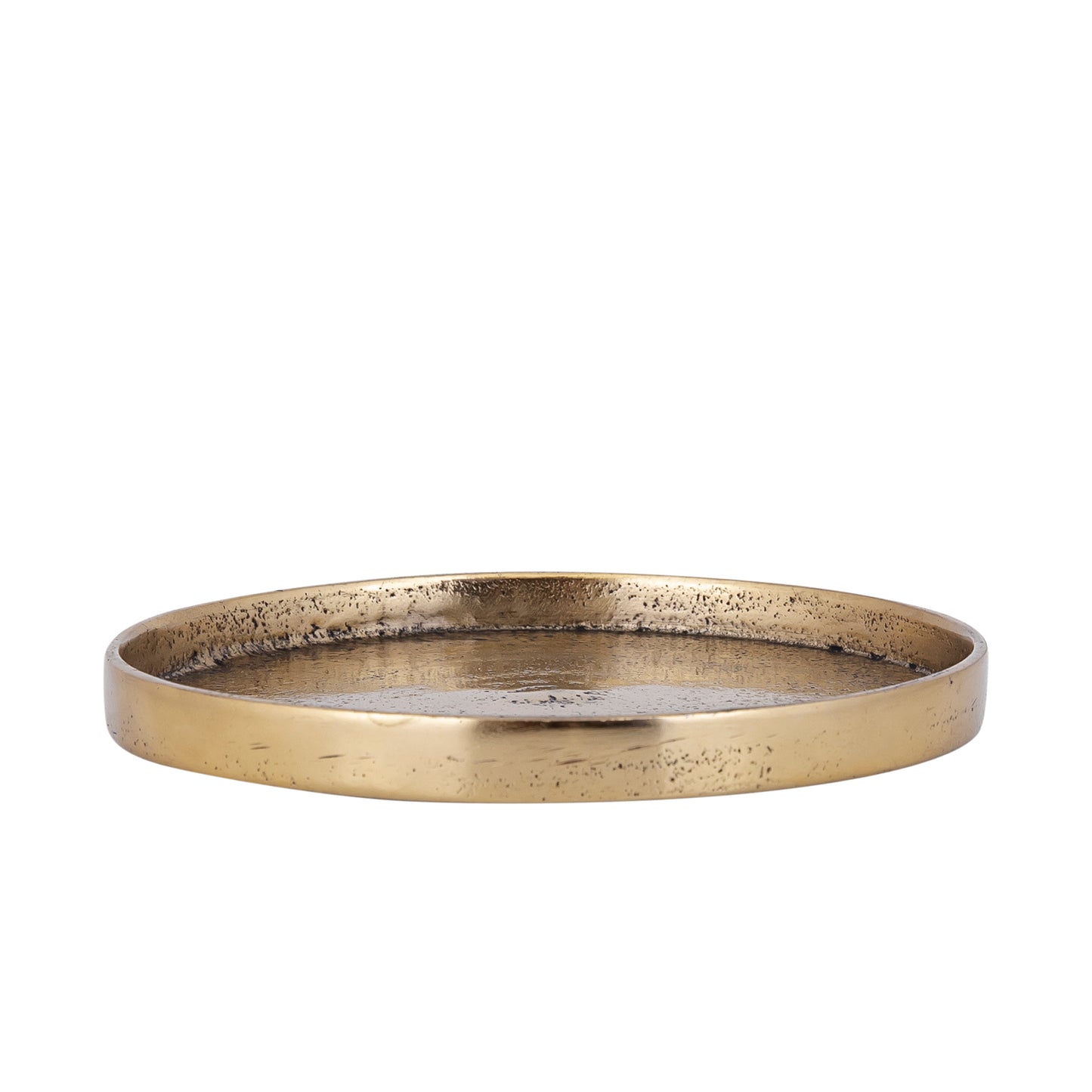Naftali Gouden Aluminium Kaarsplateau Set van 8 Stuks - 8 Sets 1.5x13.5x13.5 cm