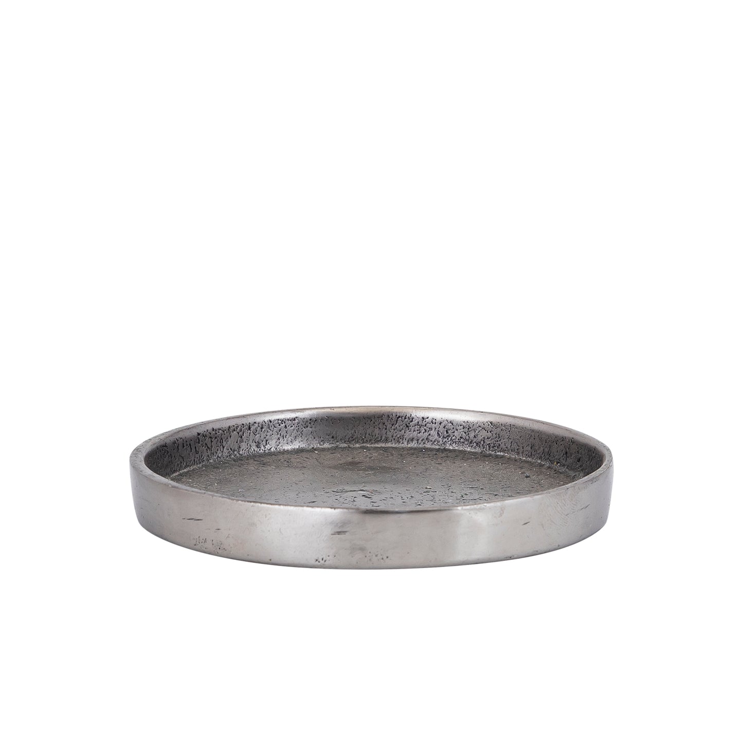 Naftali Grijze Aluminium Kaarsenplateau Set van 8 Stuks 10cm - 8 Sets 1.5x10.5x10.5 cm