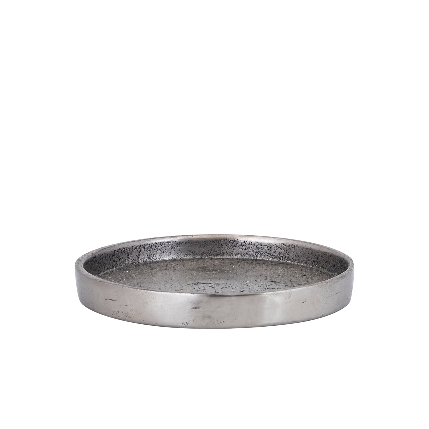Naftali Grijze Aluminium Kaarsenplateau Set van 8 Stuks 10cm - 8 Sets 1.5x10.5x10.5 cm