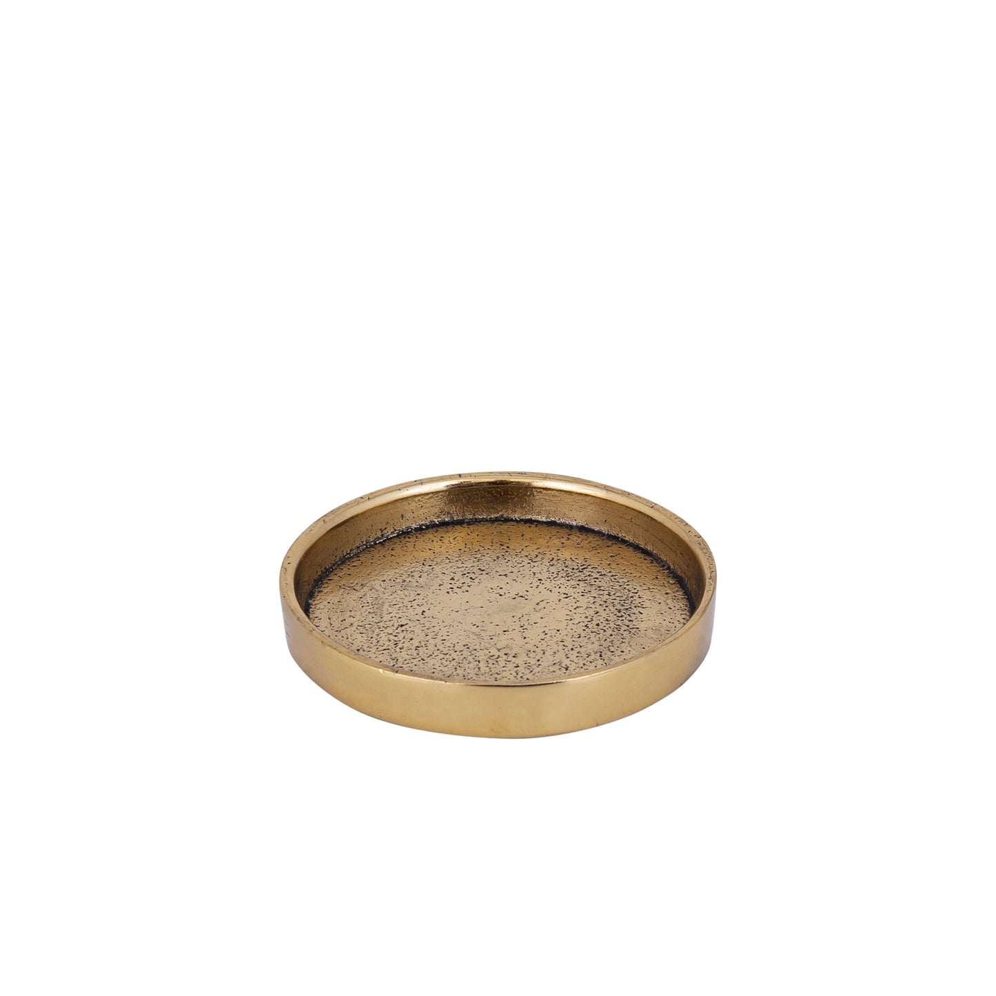 Naftali Gouden Aluminium Kaarsenplateau Set van 8 Stuks 7,5cm - 8 Sets 1.5x8x8.5 cm