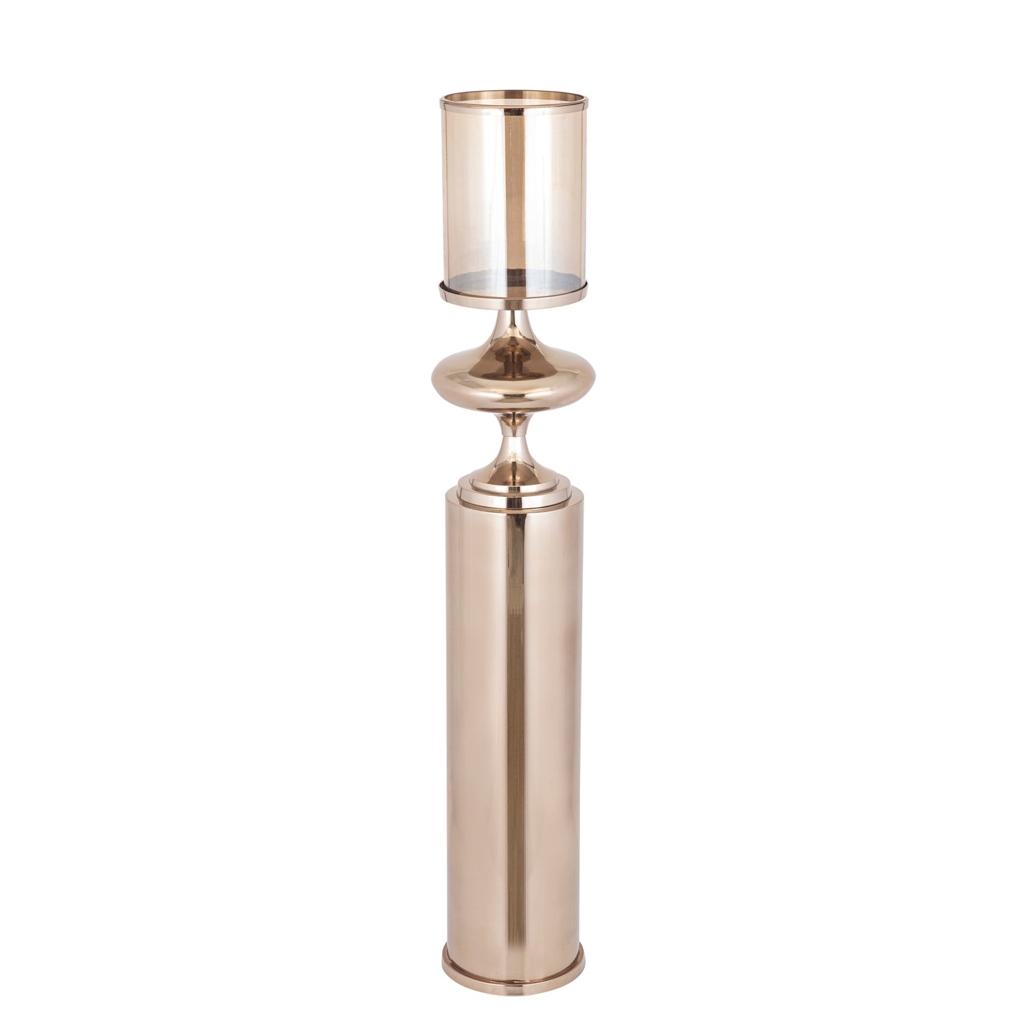 Rodire Bronzen Roestvrijstalen Vloer Windlicht L 145x26x26 cm