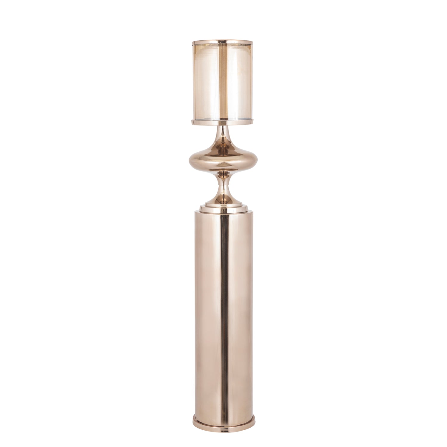 Rodire Bronzen Roestvrijstalen Vloer Windlicht L 145x26x26 cm