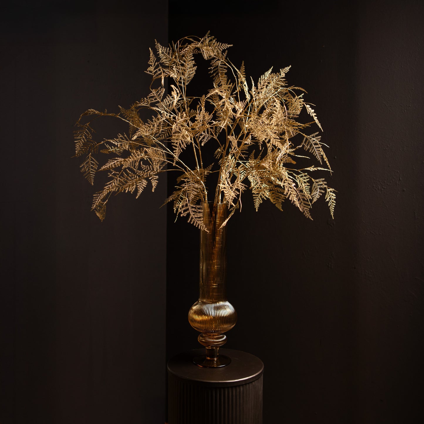 Fern Plant Gouden Asparagus Spray - Set van 12 114x45x23 cm
