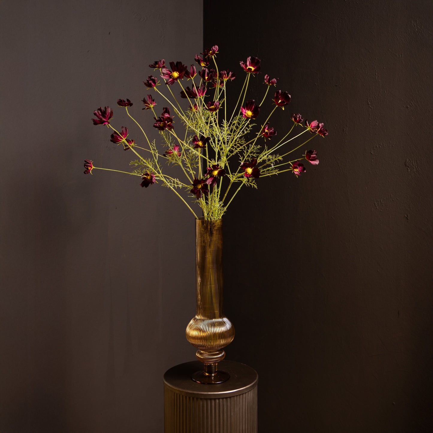 Garden Flower Bourgondische Cosmos Spray - Set van 12 102x56x34 cm