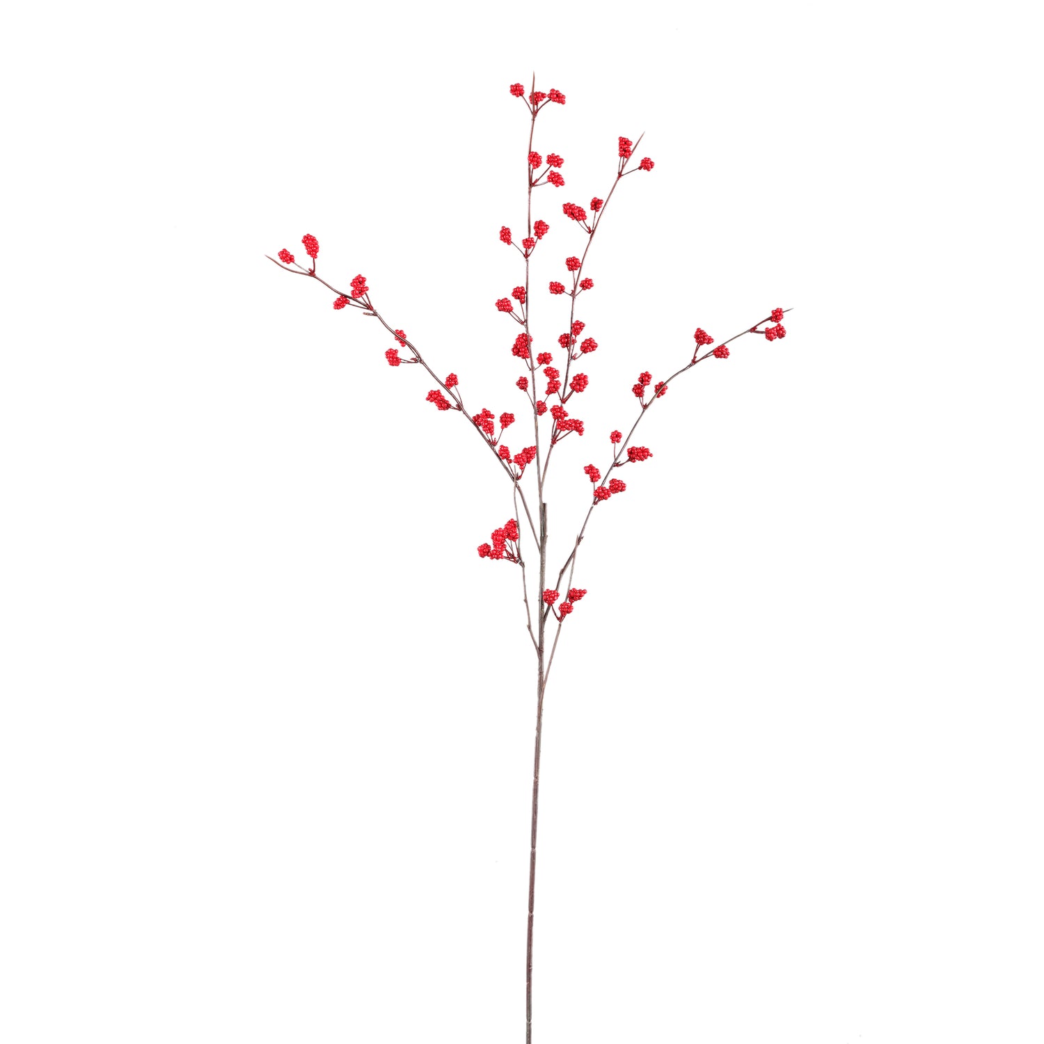 Berry Plant Rode Bessen Spray - Set van 12 80x45x15 cm