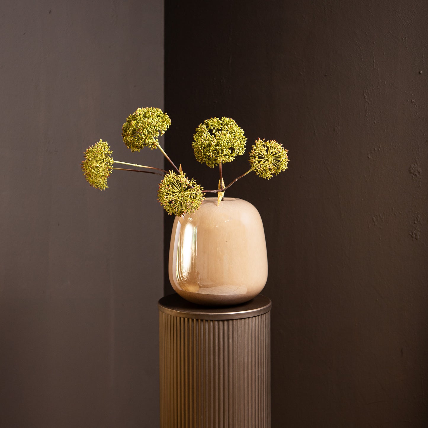 Garden Flower Donkergroene Angelica Spray Set van 6 Stuks 78x30x35 cm