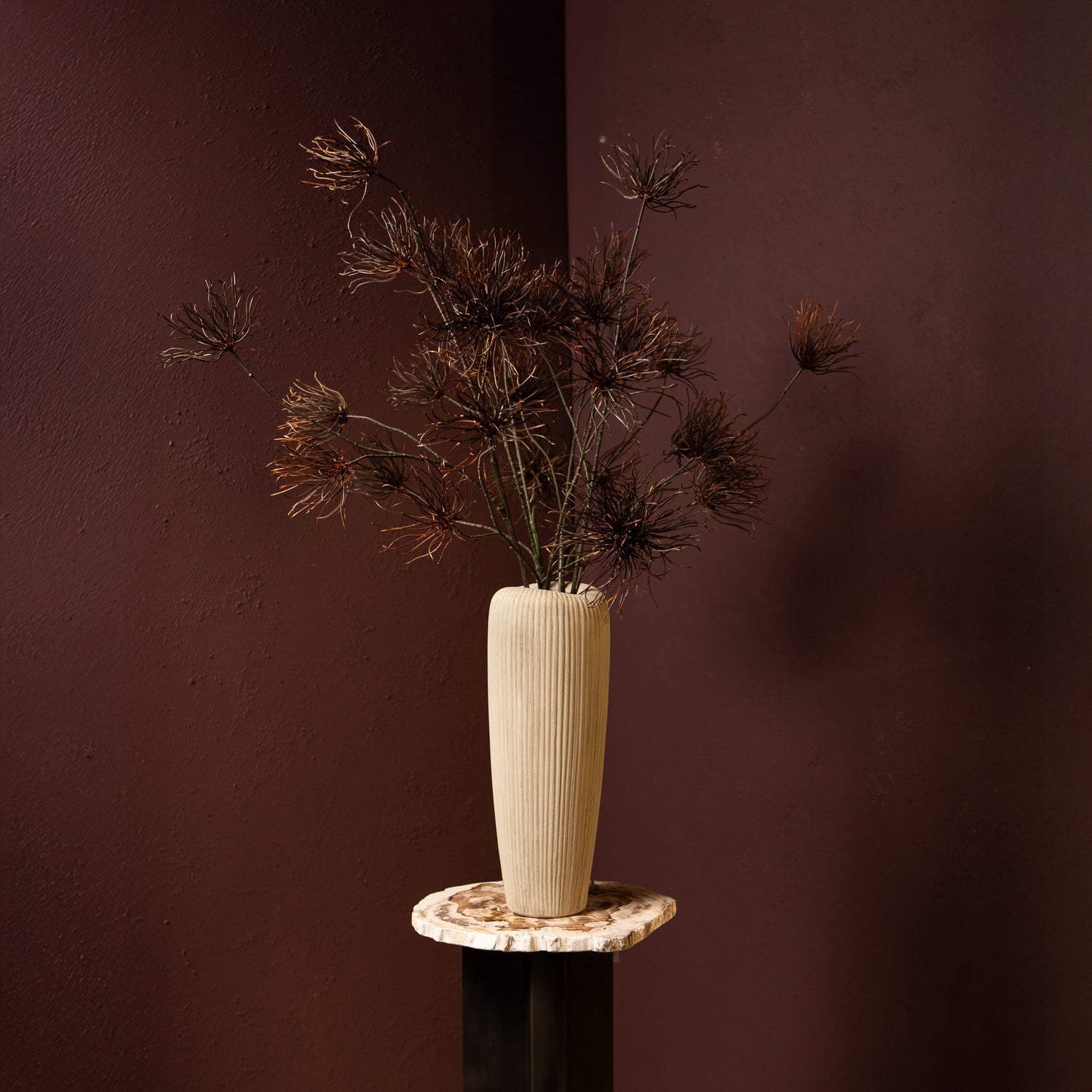 Twig Plant Bruine Grevillea Bloementak - Set van 12 112x60x39 cm