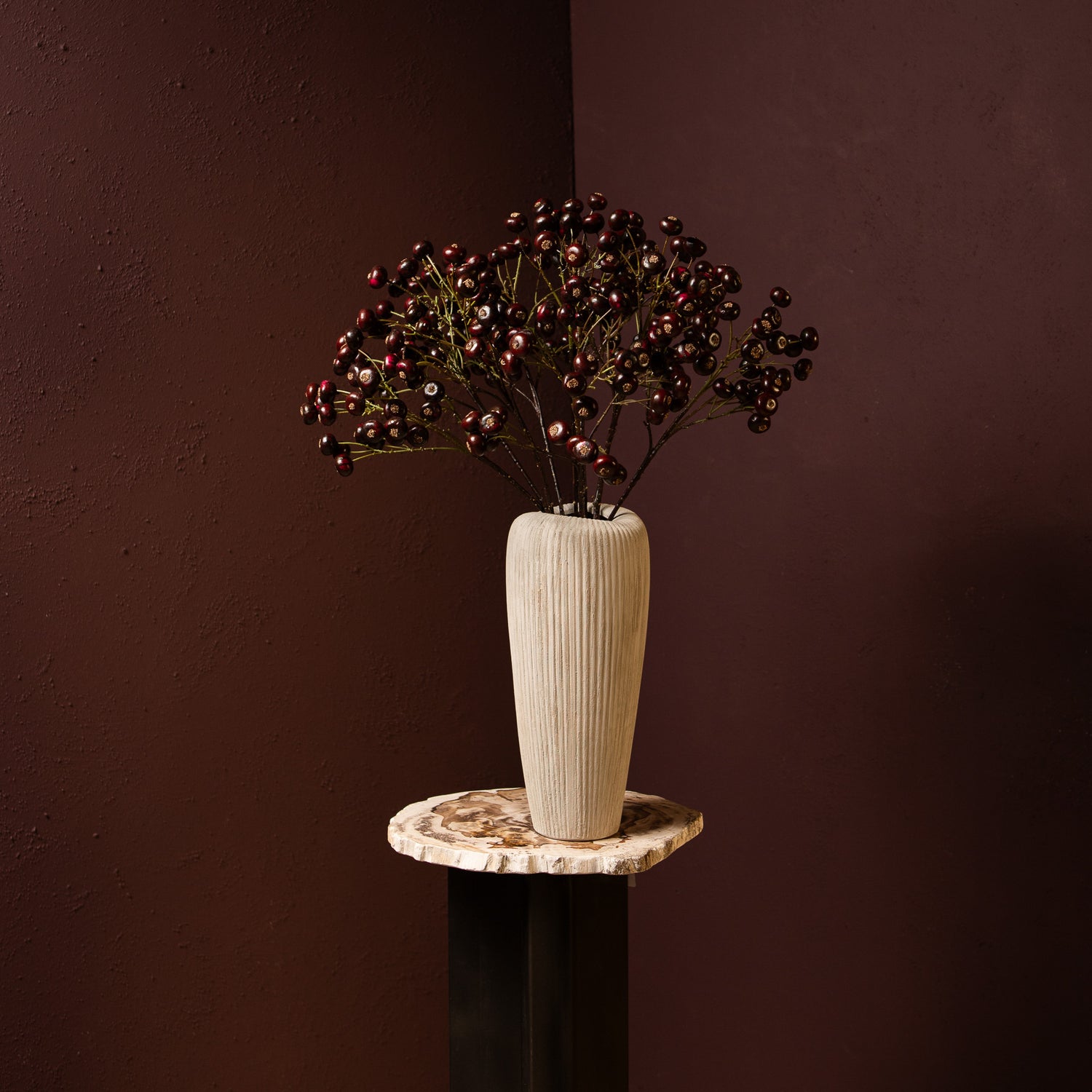 Berry Plant Bordeaux Bessenspray - Set van 12 70x22x17 cm