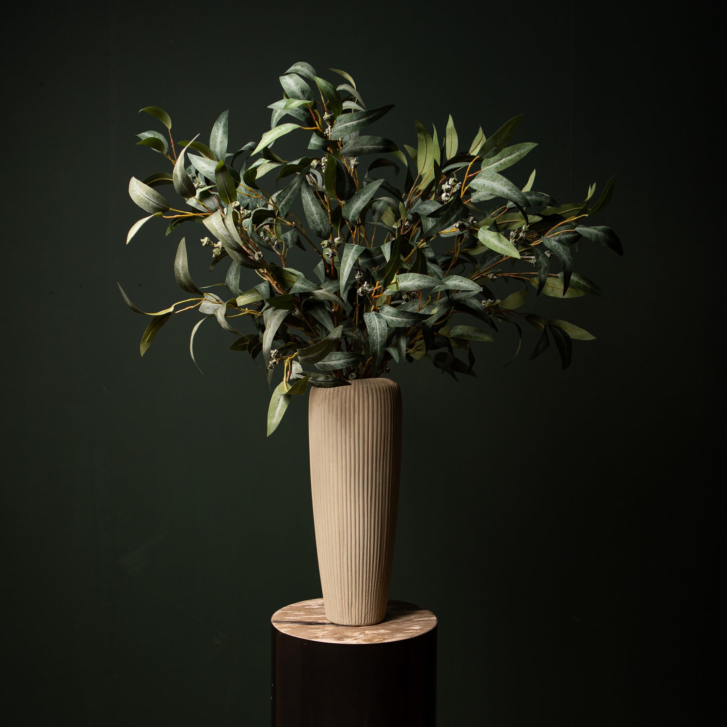Leaves Plant Groen Eucalyptus Spray Met Zaden Lang - Set van 12 99x68x36 cm