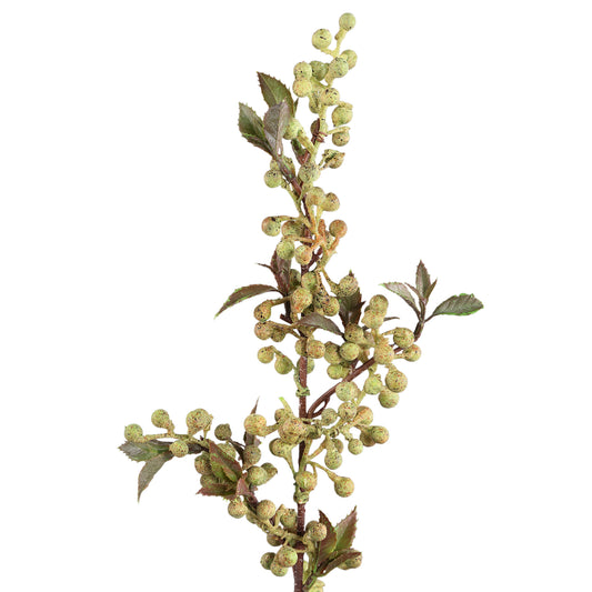 Berry Plant Gele Bessenspray Met Bladeren - Set van 12 65x32x16 cm