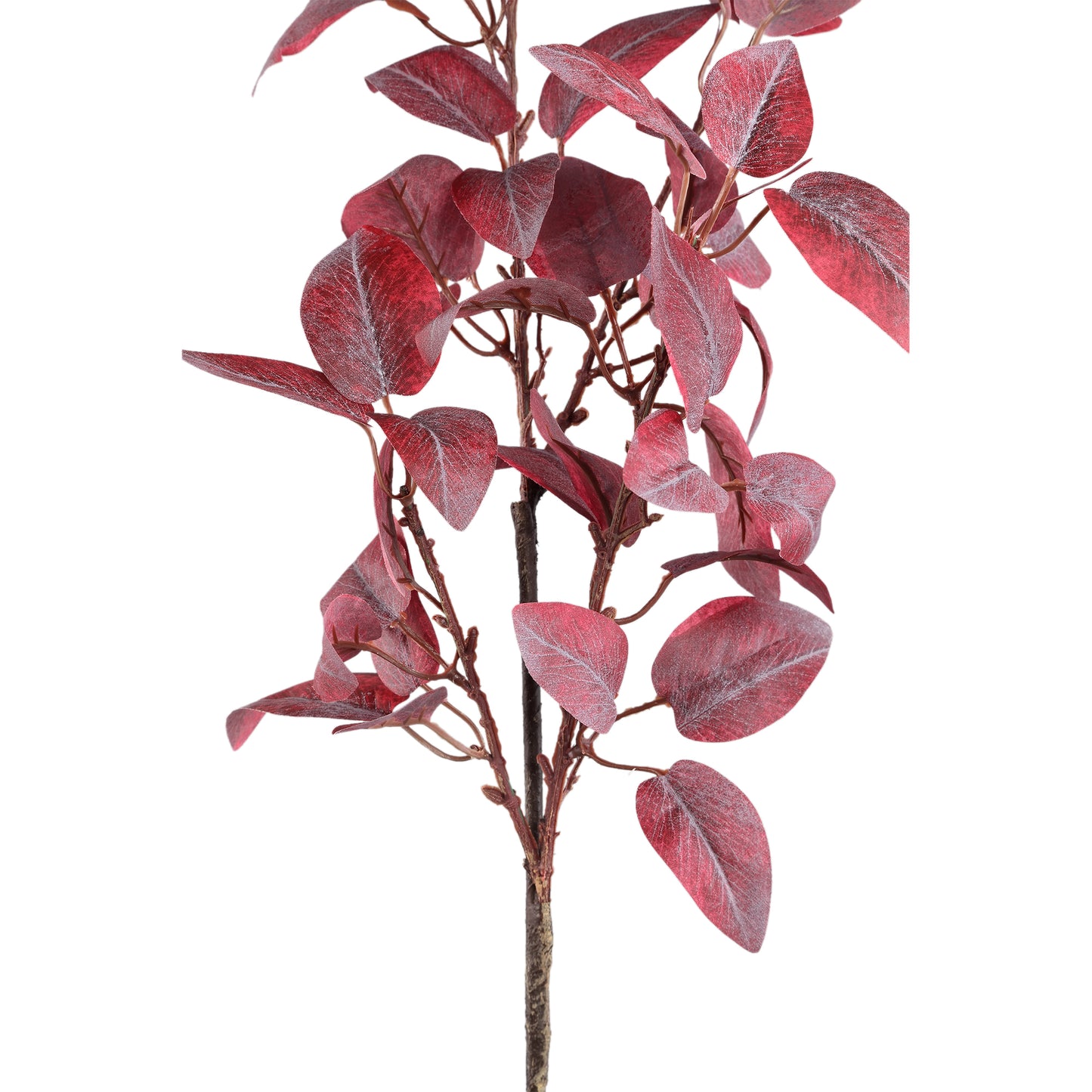 Leaves Plant Bourgondië Euphorbia Bladspray - Set van 12 70x40x32 cm