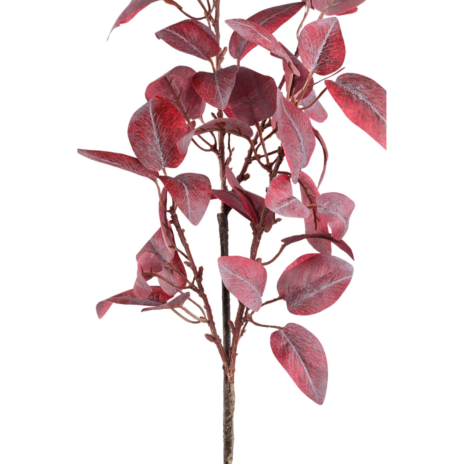 Leaves Plant Bourgondië Euphorbia Bladspray - Set van 12 70x40x32 cm