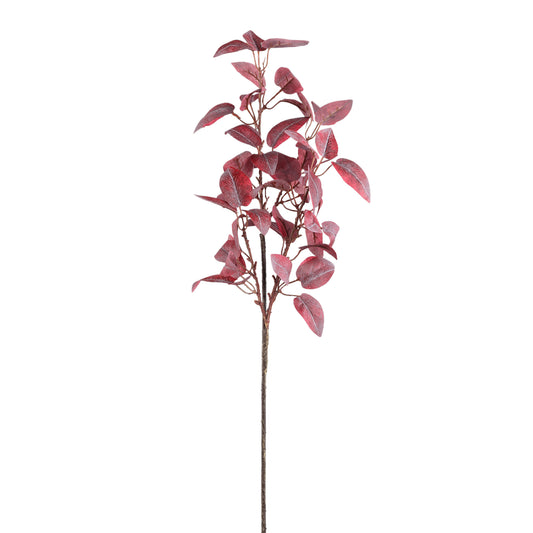 Leaves Plant Bourgondië Euphorbia Bladspray - Set van 12 70x40x32 cm