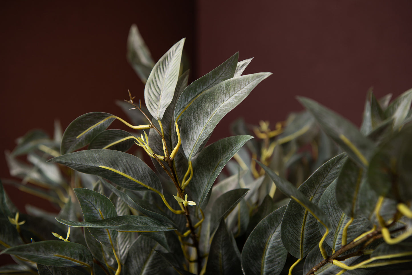 Leaves Plant Groen Eucalyptus Spray - Set van 12 Stuks 80x43x20 cm
