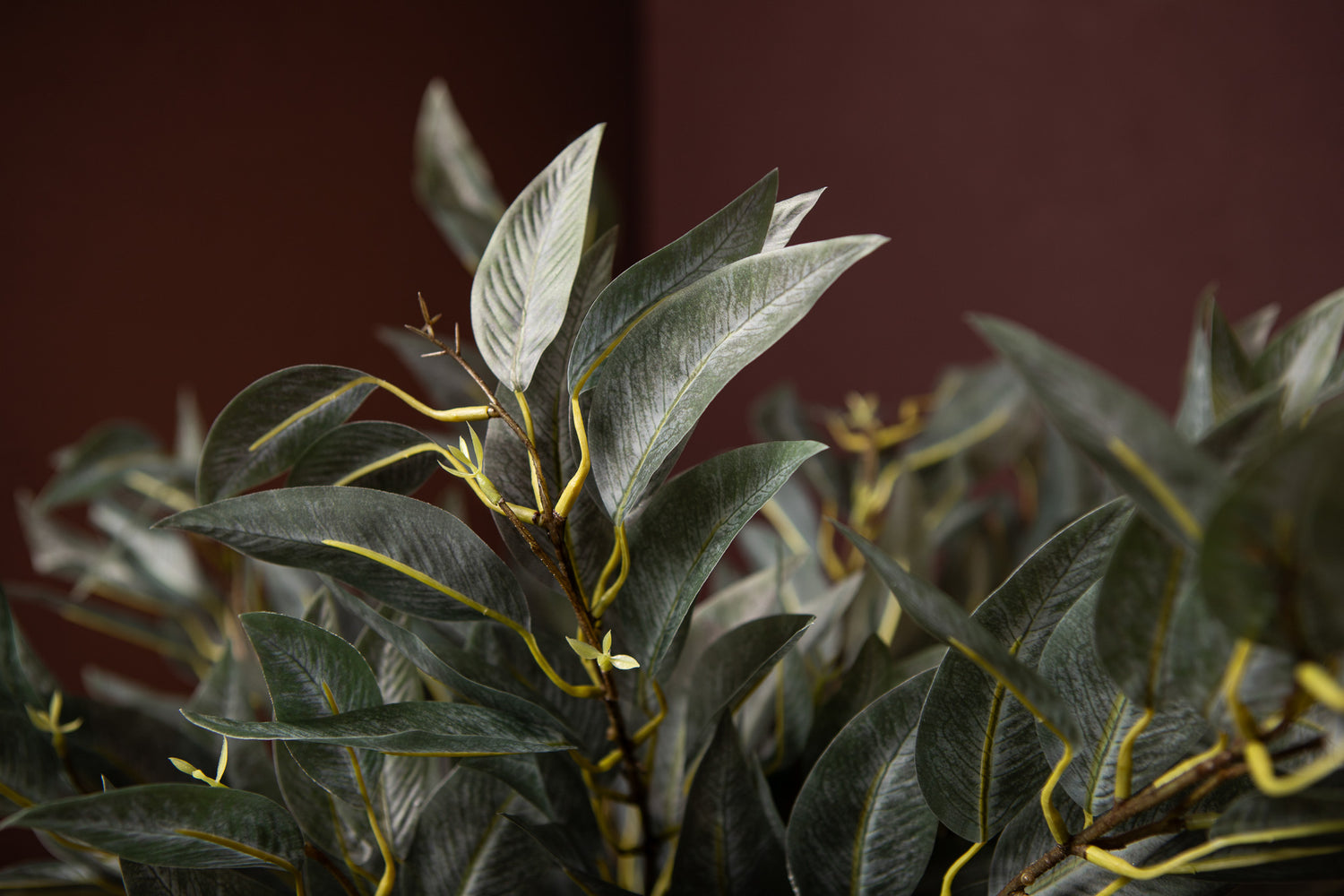 Leaves Plant Groen Eucalyptus Spray - Set van 12 Stuks 80x43x20 cm