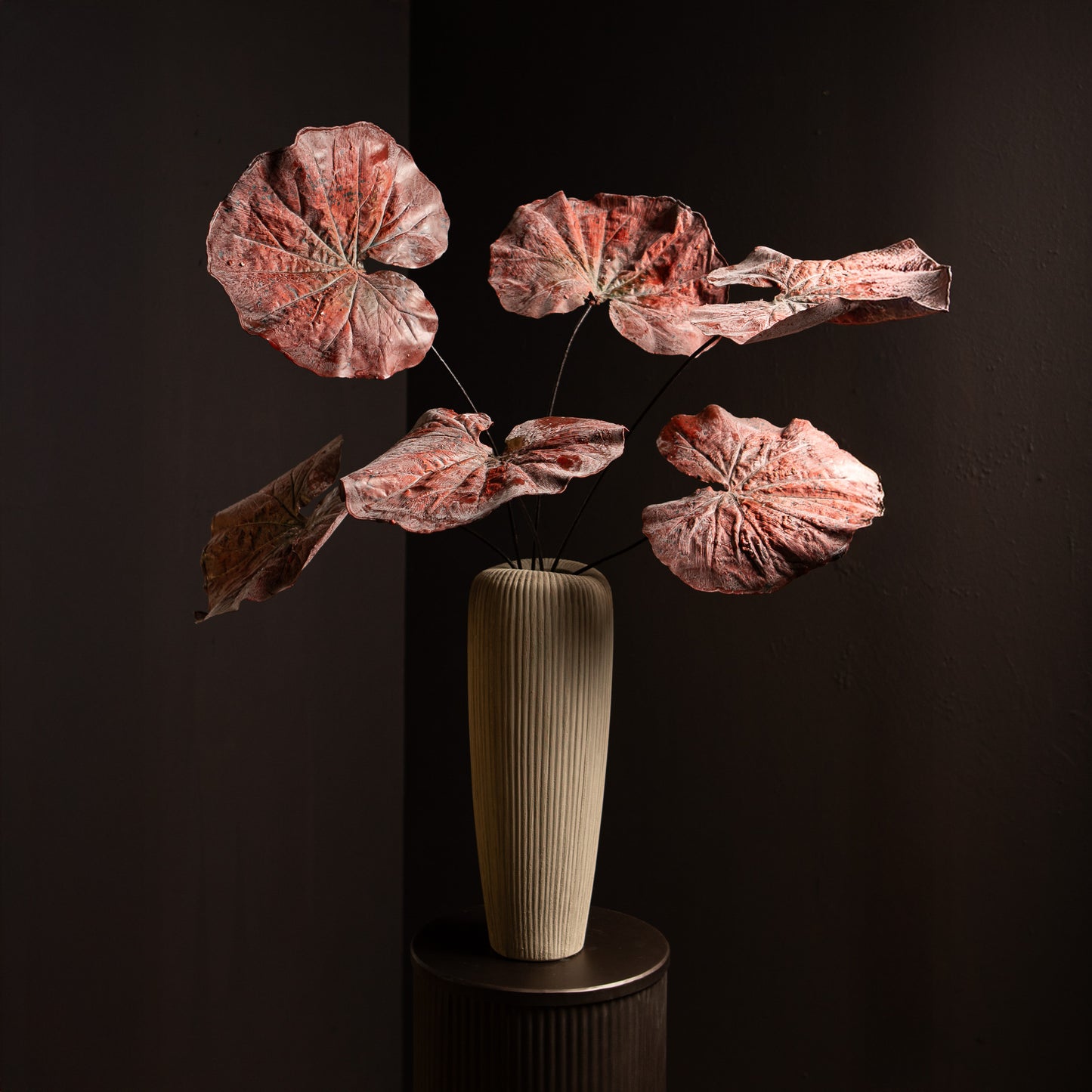 Leaves Plant Bourgondische Williamsblad Spray - Set van 6 90x62x57 cm