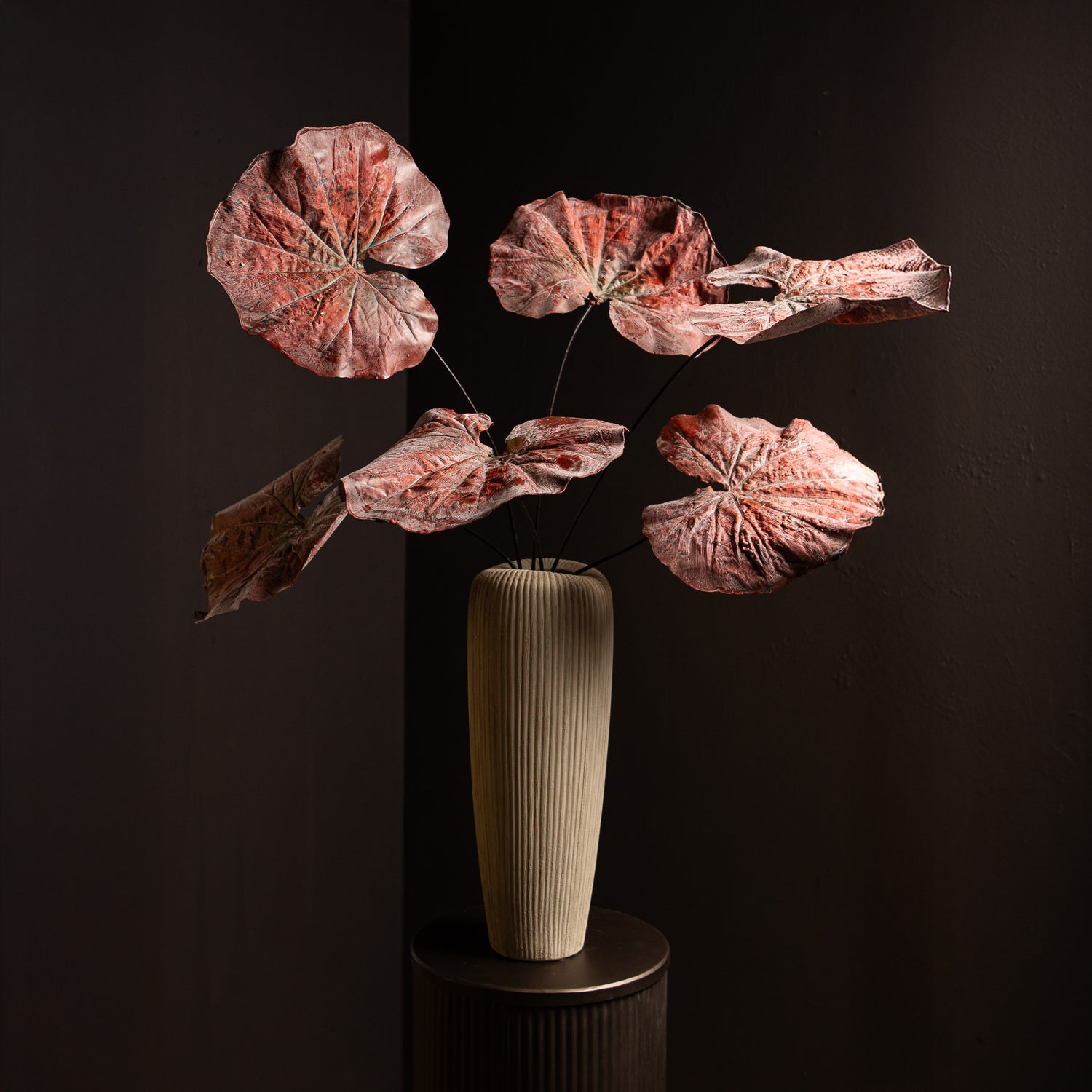 Leaves Plant Bourgondische Williamsblad Spray - Set van 6 90x62x57 cm