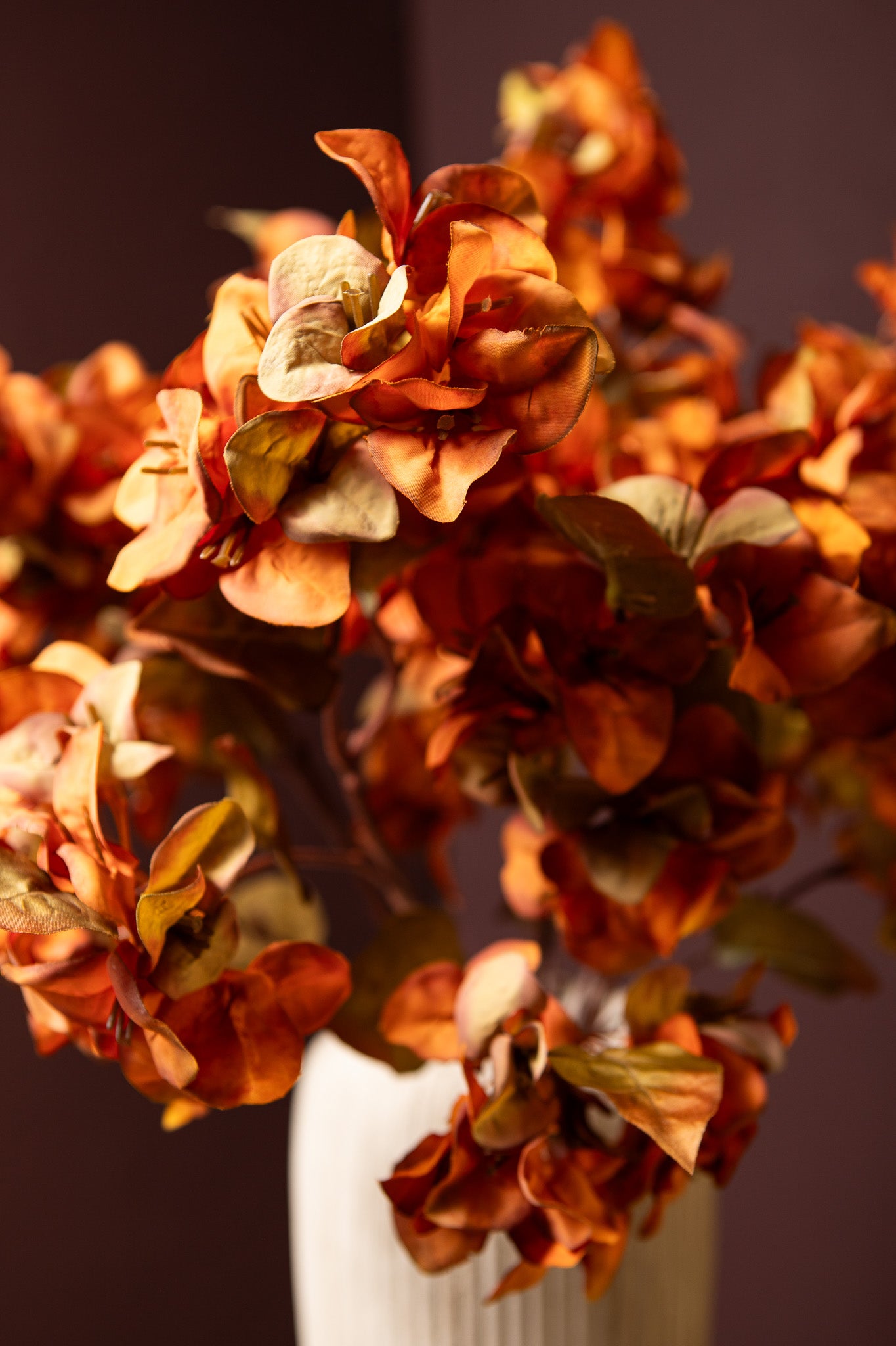 Garden Flower Oranje Bougainvillea Tak - Set van 12 70x32x23 cm
