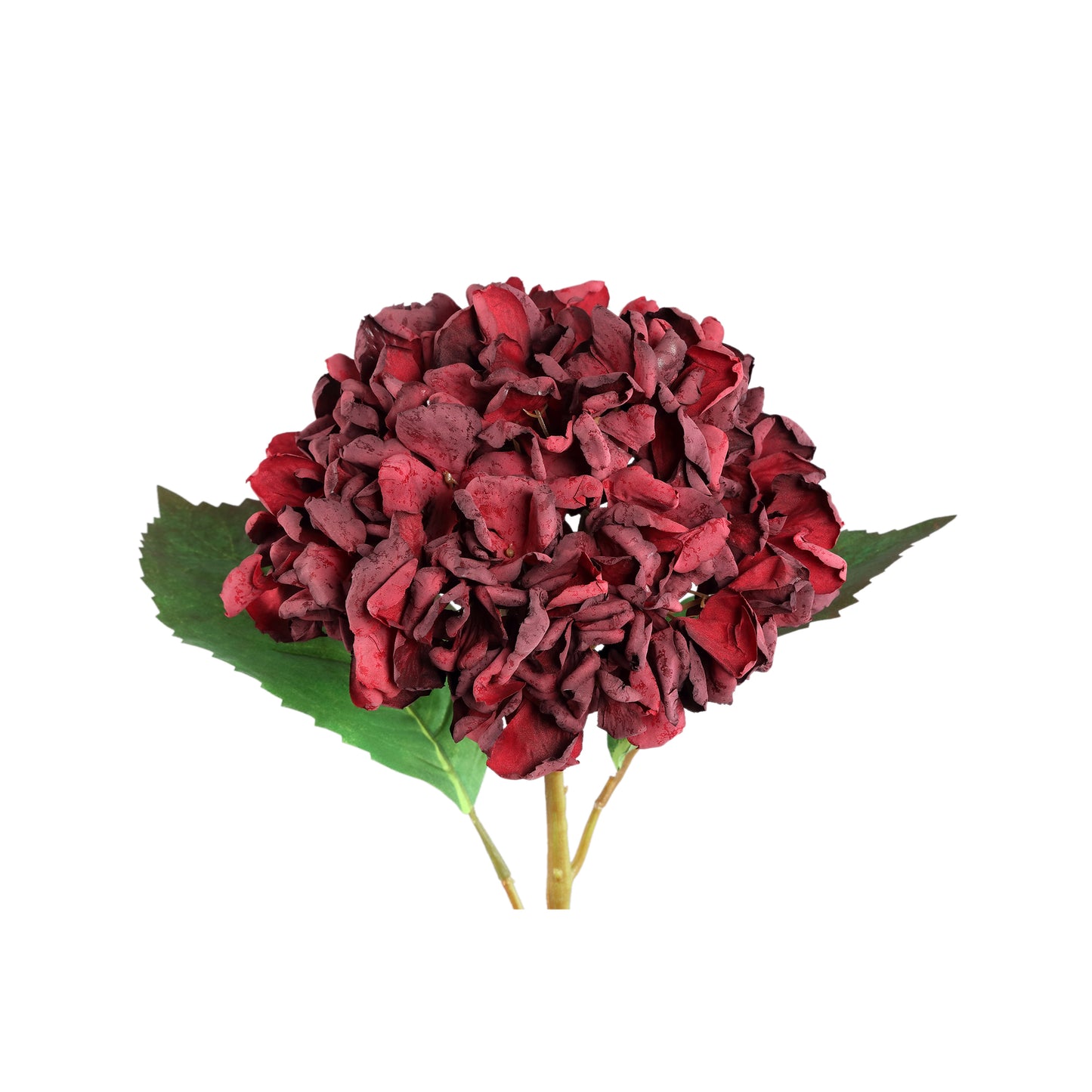 Hydrangea Bloem Rode Hortensia Tak Groot Set van 12 Stuks - 12 Sets 46x20x12 cm