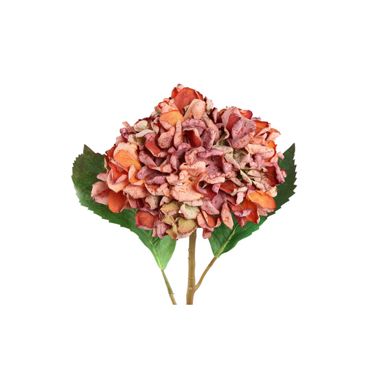 Hydrangea Flower Roestkleurige Hydrangea Tak Groot - Set van 12 46x20x12 cm