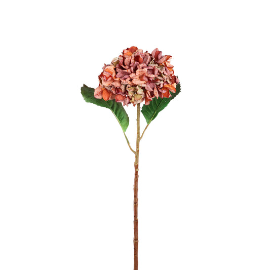 Hydrangea Flower Roestkleurige Hydrangea Tak Groot - Set van 12 46x20x12 cm